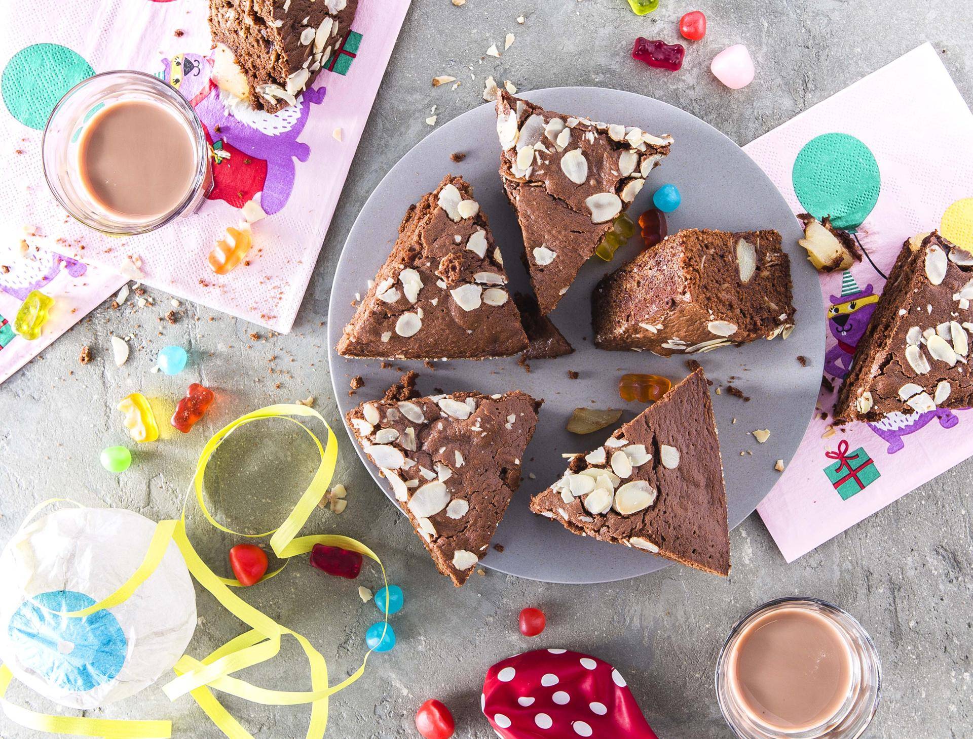 Schokoladen-Birnen-Kuchen - Rezepte Cake Factory | Tefal