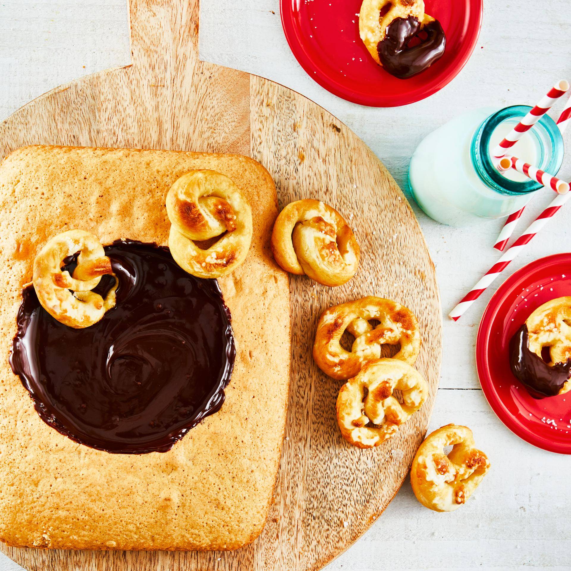 Brezeln und Schokoladensuppe - Rezepte Cake Factory | Tefal