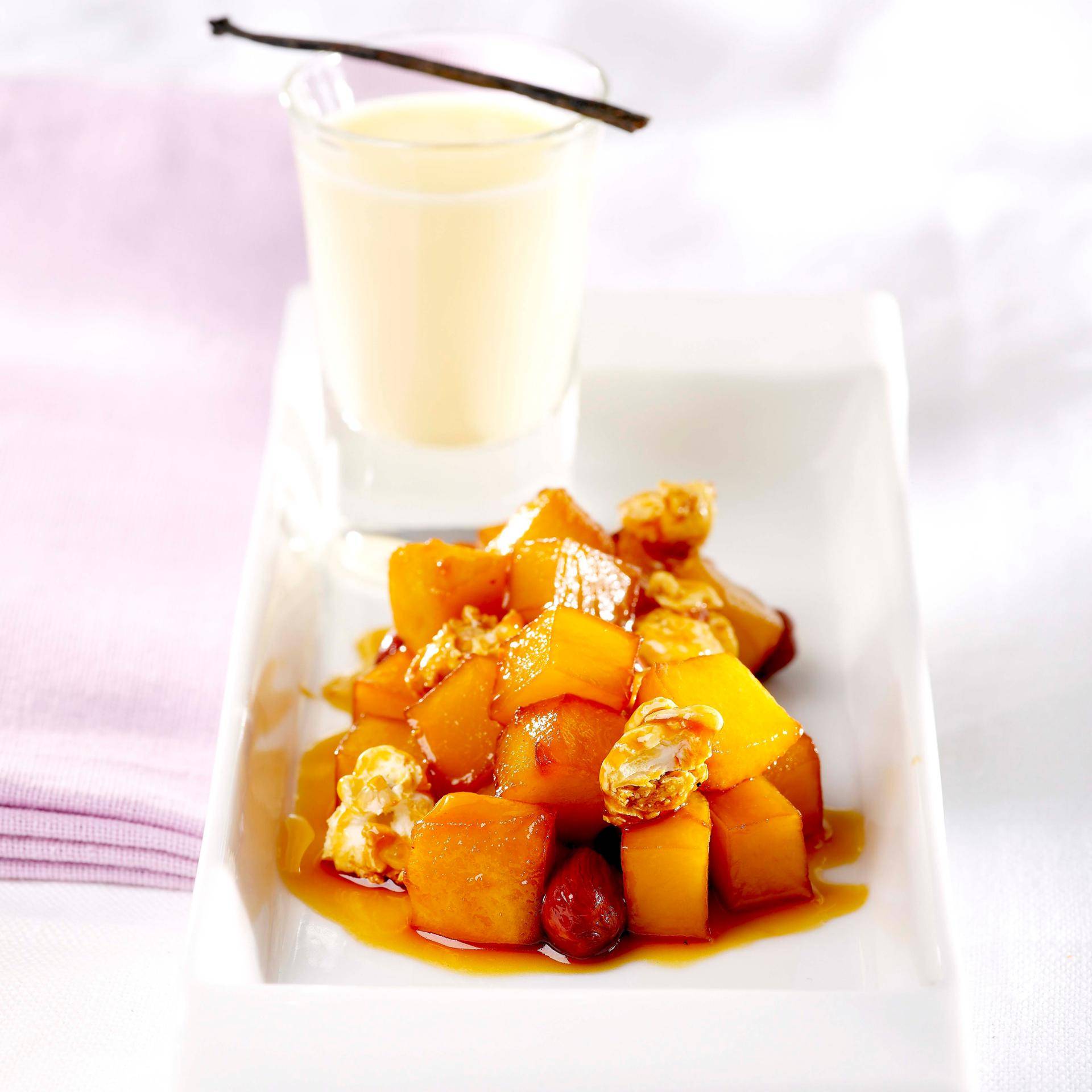 Golden-Delicious-Äpfel, Haselnüsse und Popcorn - Rezepte Actifry Express 1kg | Tefal