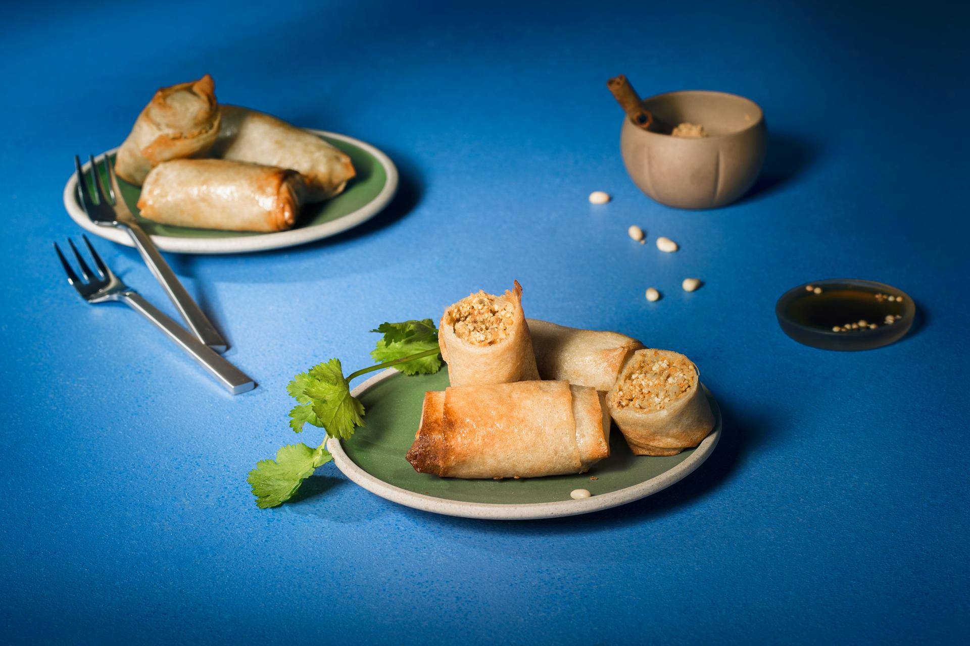 Knusprige vegetarische Röllchen - Rezepte Actifry Genius | Tefal