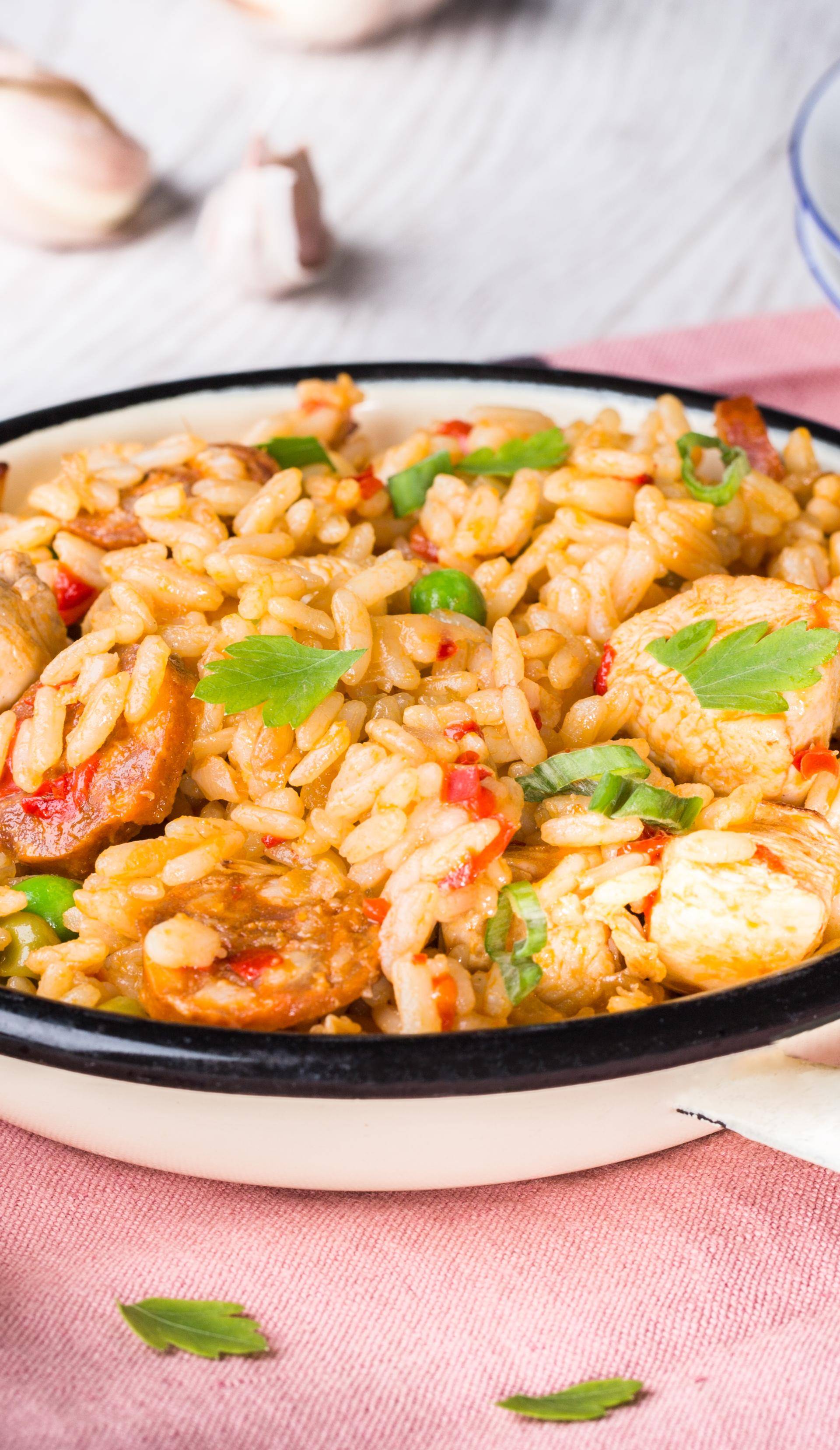 Hähnchen-Paella - Rezepte Smartcook Fry | Tefal