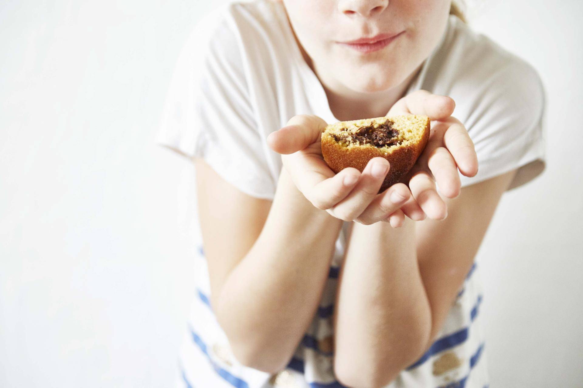 Glutenfreie Muffins mit knusprigem „Rose des Sables”-Kern - Rezepte Cake Factory | Tefal
