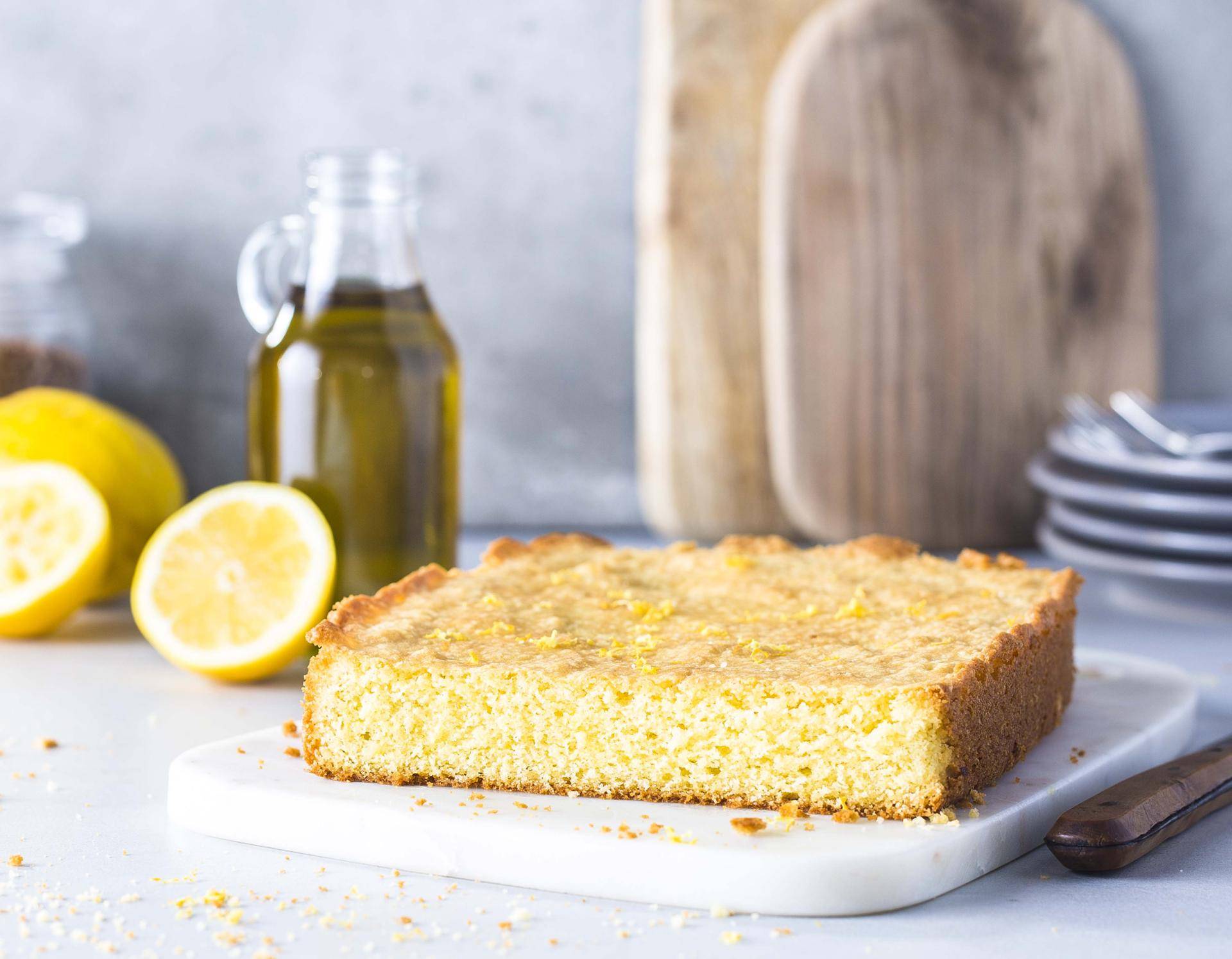 Zitronen- und Olivenölkuchen - Rezepte Cake Factory | Tefal