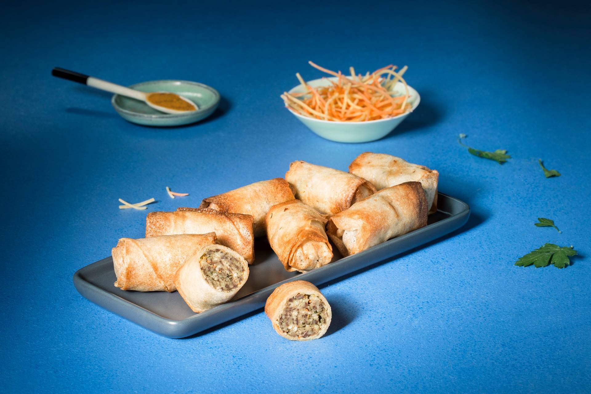 Knusprige Frühlingsrollen mit Rindfleisch - Rezepte Actifry Genius | Tefal
