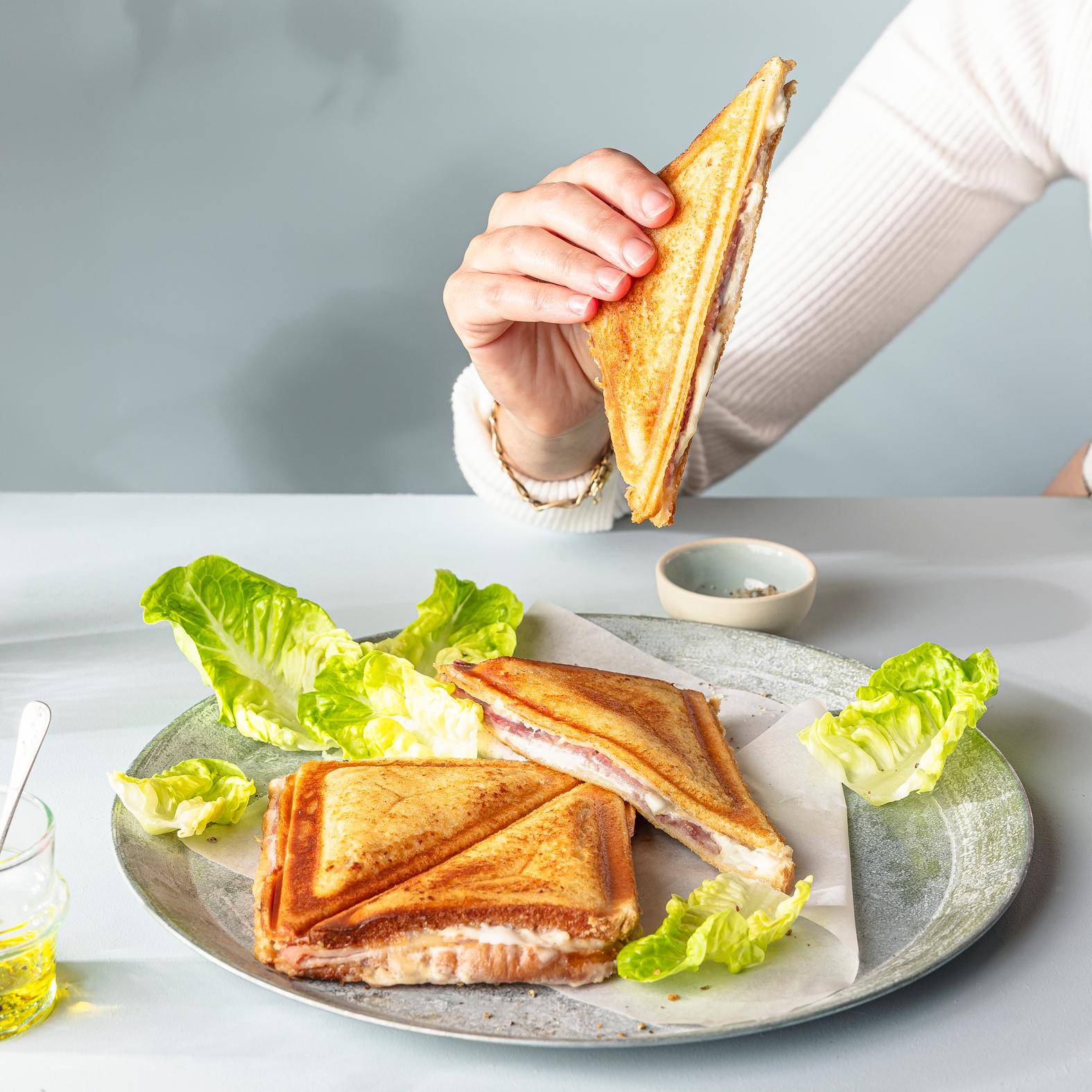 Französisches Toastbrot „Croque-Monsieur“ - Rezepte Snack Collection MECHANICAL | Tefal