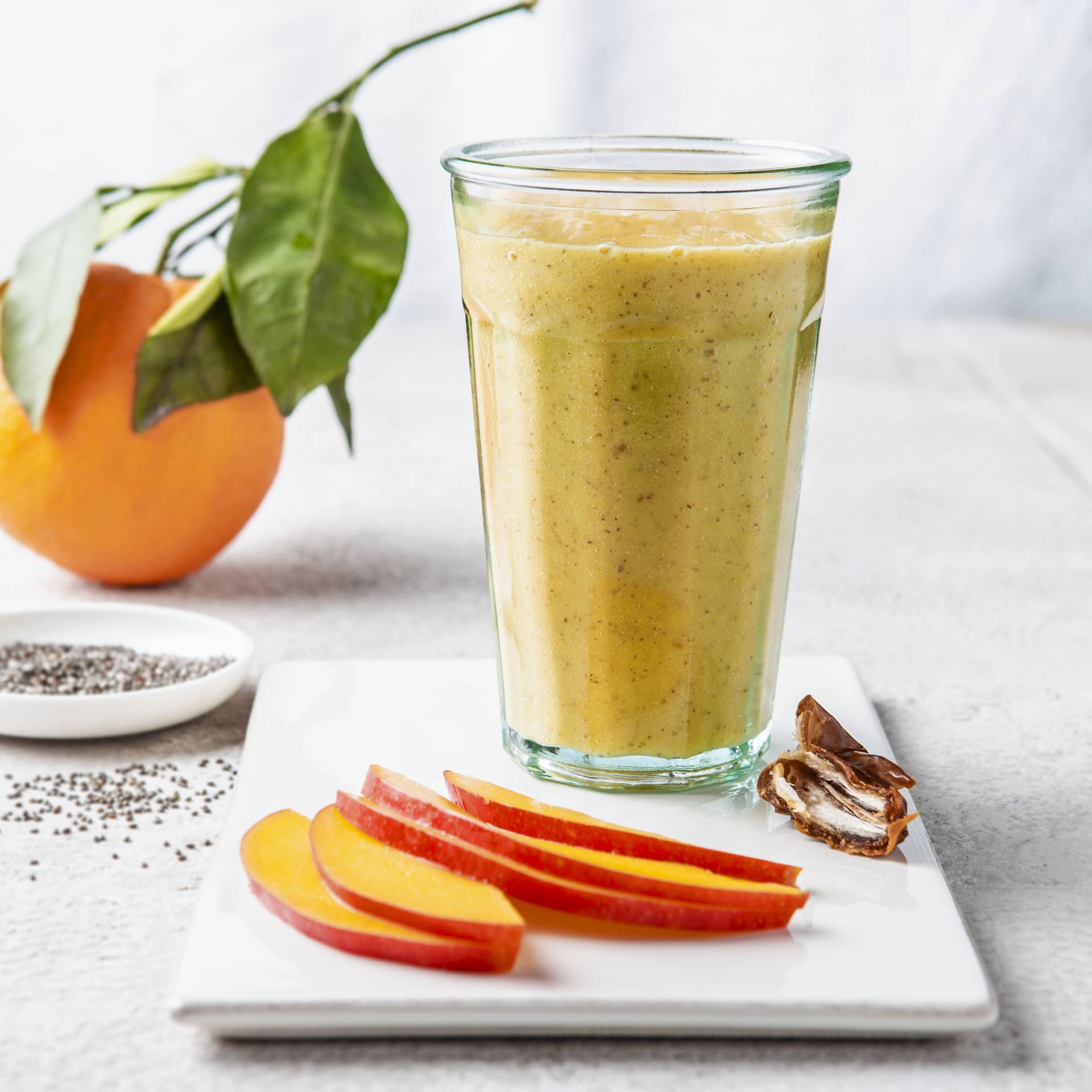 Mango-Kokoswasser-Milchshake mit Passionsfrucht - Rezepte undefined | Tefal