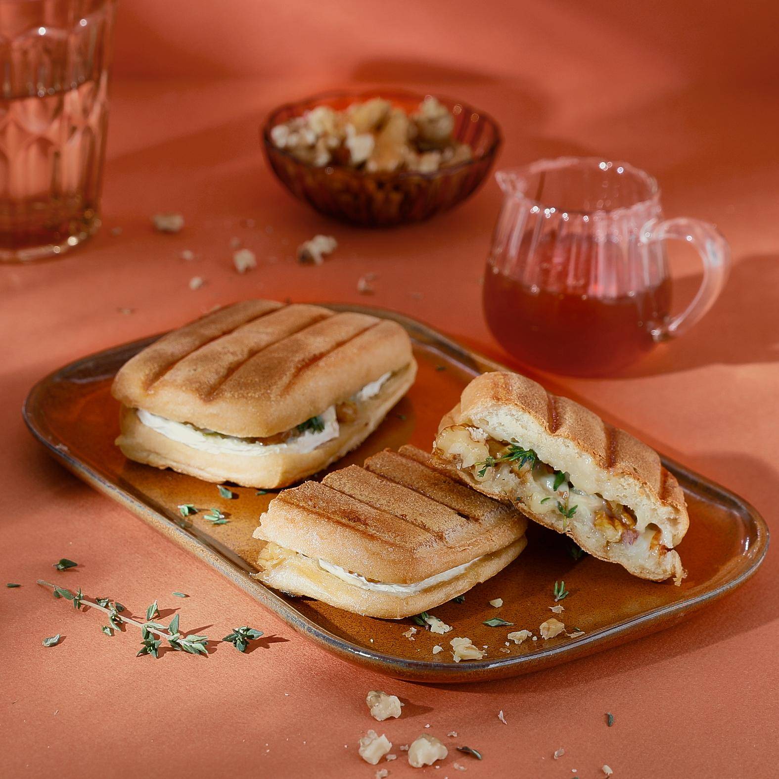 Ciabattas mit Ziegenkäse, Honig und Walnüssen - Rezepte Snack Collection MECHANICAL | Tefal