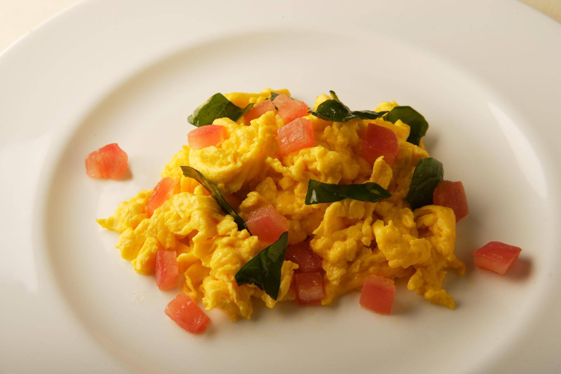 Rührei mit Spinat und Tomaten - Rezepte Actifry Original 1kg | Tefal