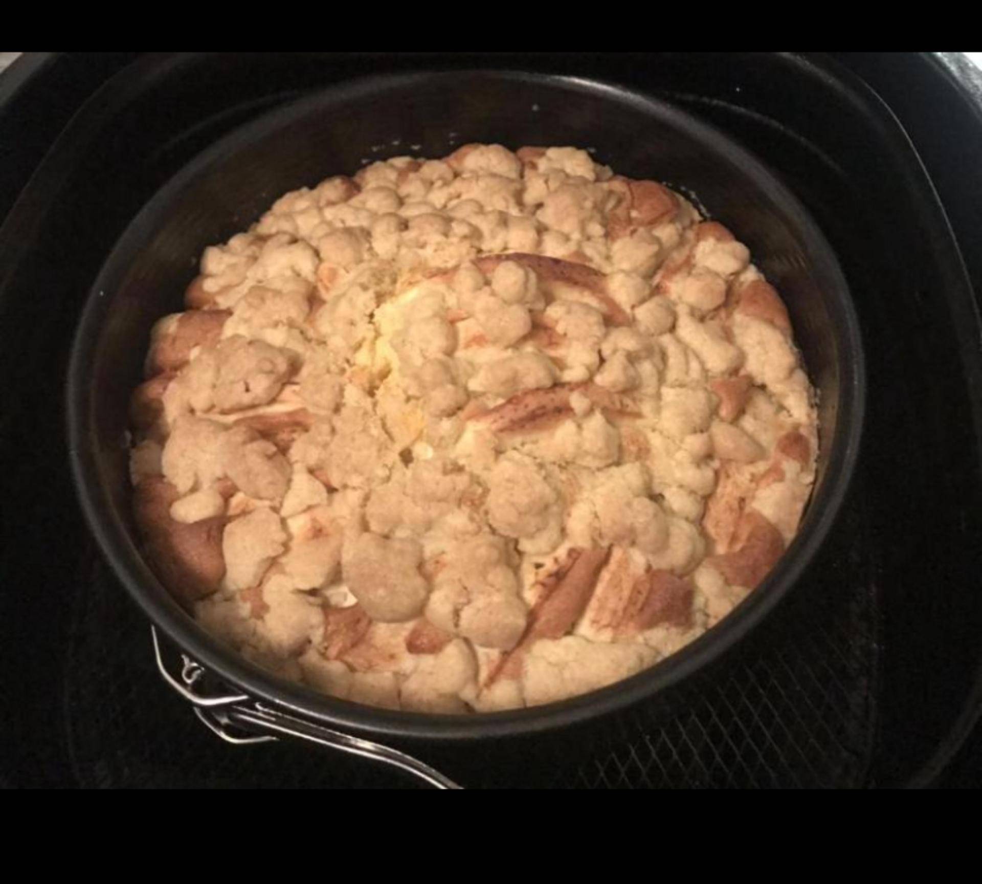 Apfelkuchen mit Streusel - Rezepte Dual EasyFry&Grill | Tefal