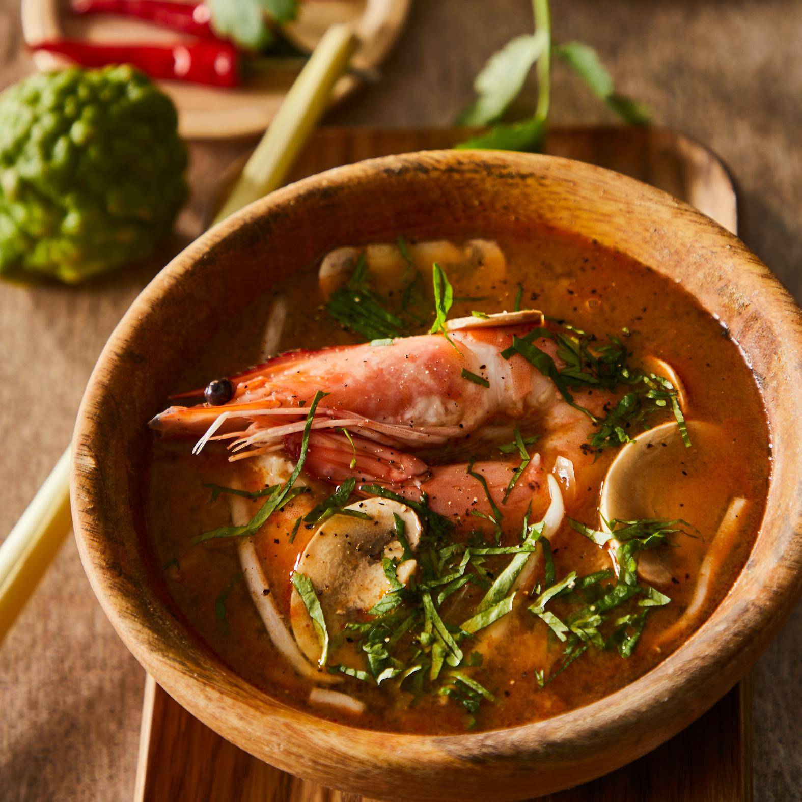 Pikante Garnelensuppe - Rezepte Pfannen & Töpfe | Tefal