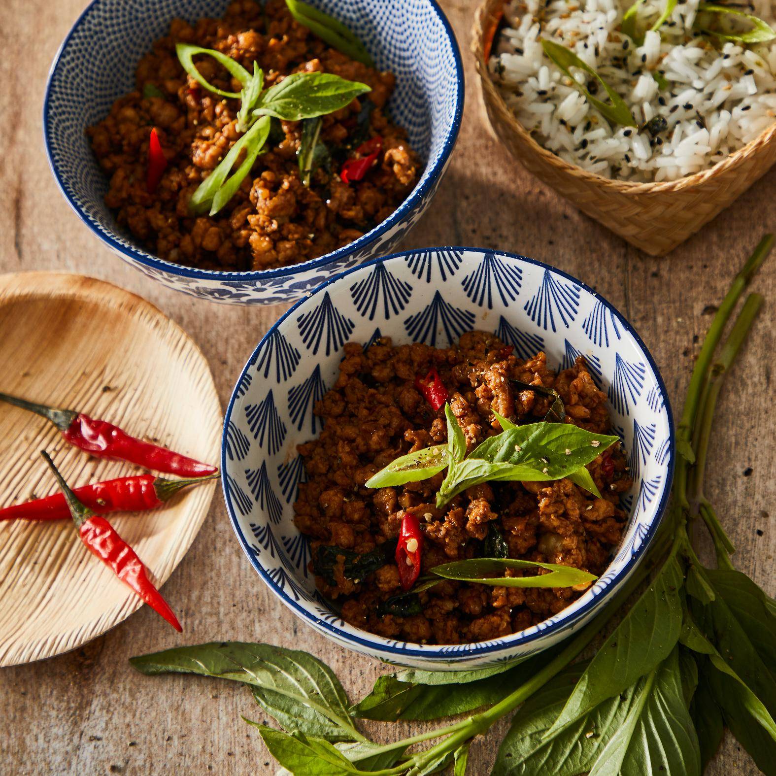 Thai-Basilikum-Hähnchen - Rezepte Pfannen & Töpfe | Tefal