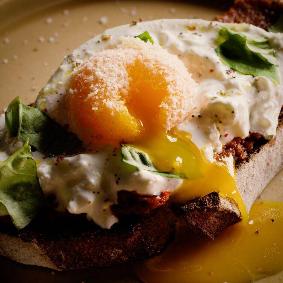 Gebratenes Eigelb - Rezepte Easy Fry XL Surface | Tefal