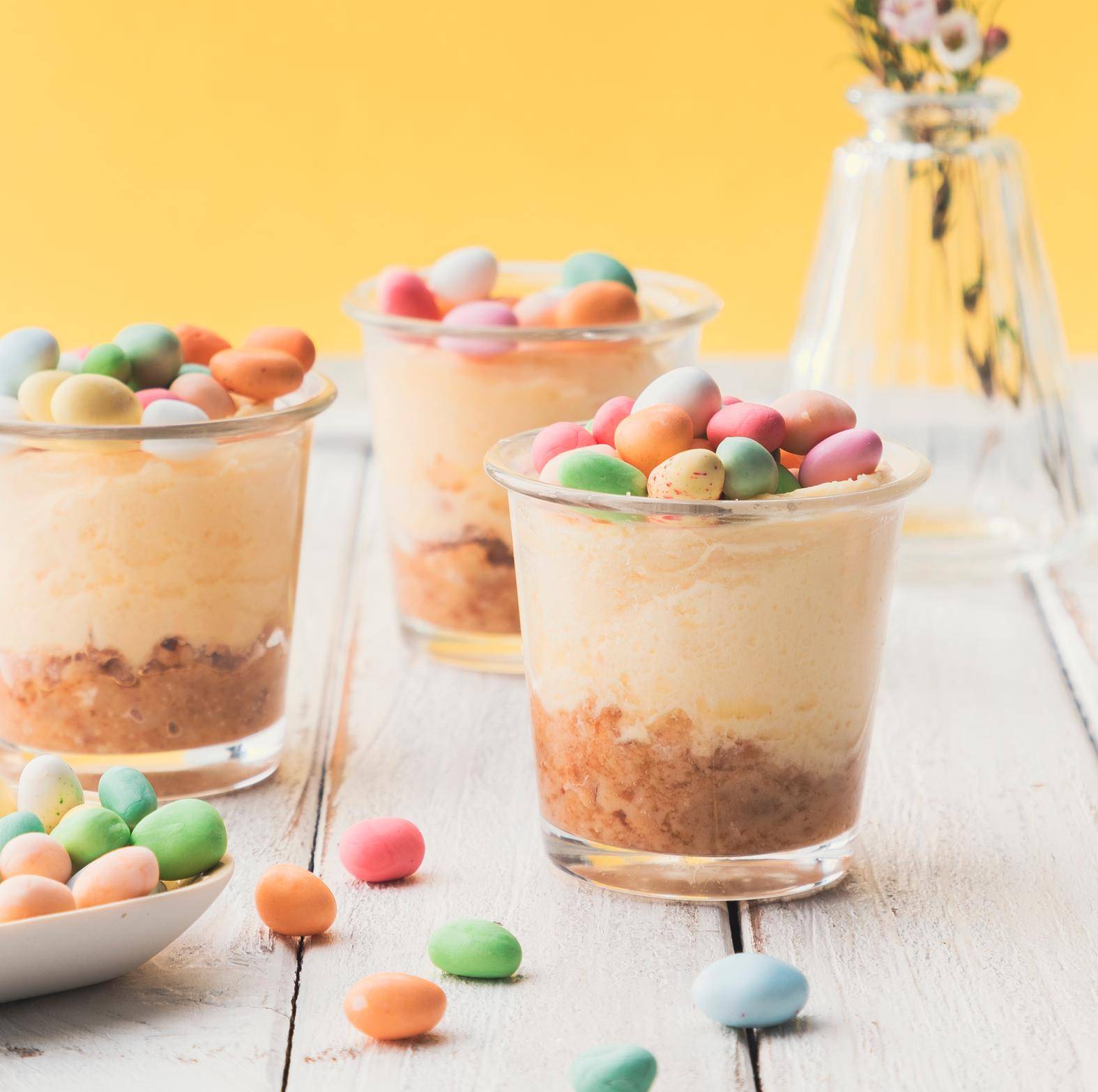 Käsekuchen im Gläschen - Rezepte Easy fry Silence XL / Essential XL | Tefal