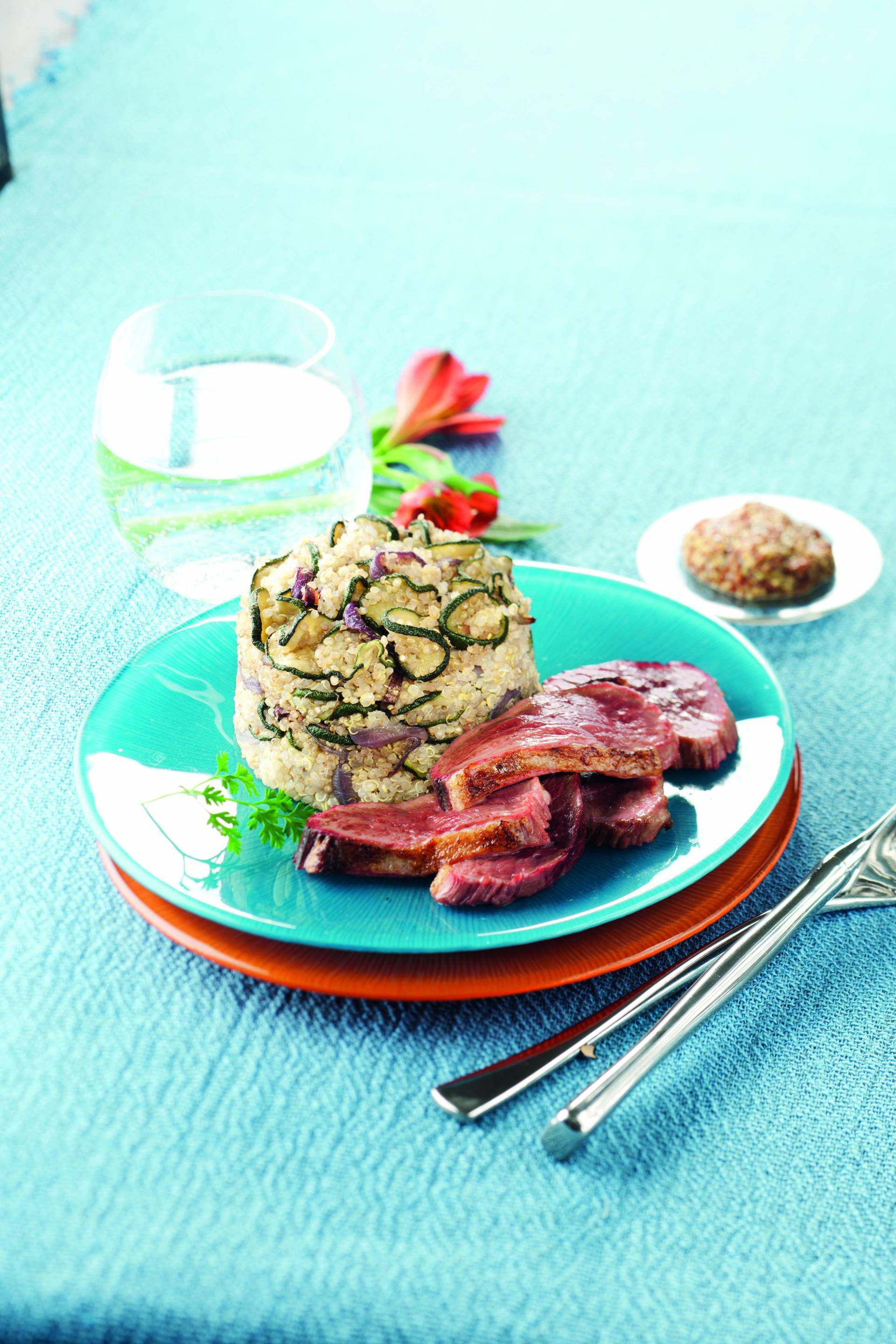 Entenfilet, Quinoa mit Zucchini - Rezepte Actifry Genius XL 2in1 | Tefal
