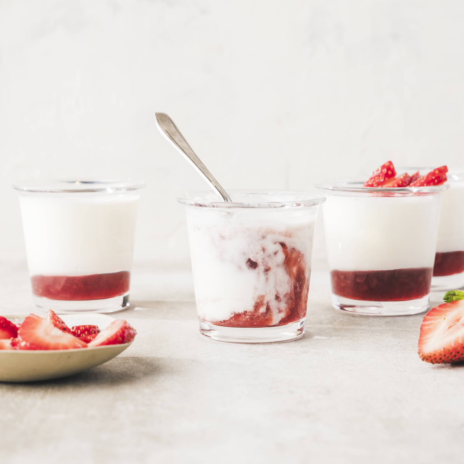 Erdbeerjoghurt - Rezepte Easy fry Silence XL / Essential XL | Tefal