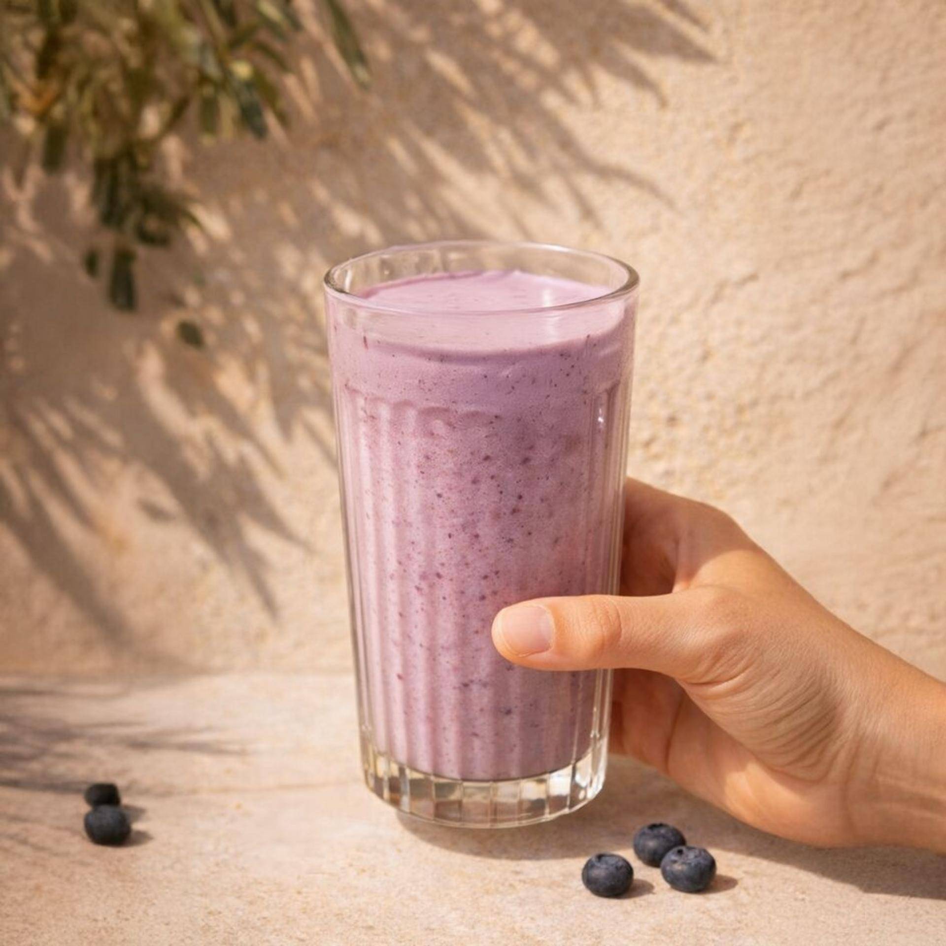 Blaubeer-Cheesecake-Milchshake - Rezepte Freezi | Tefal