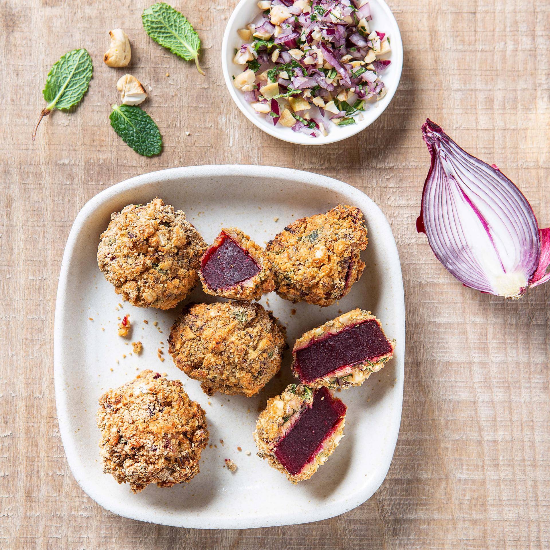 Rote-Beete-Nuggets mit Cashewkernen - Rezepte Actifry Genius | Tefal