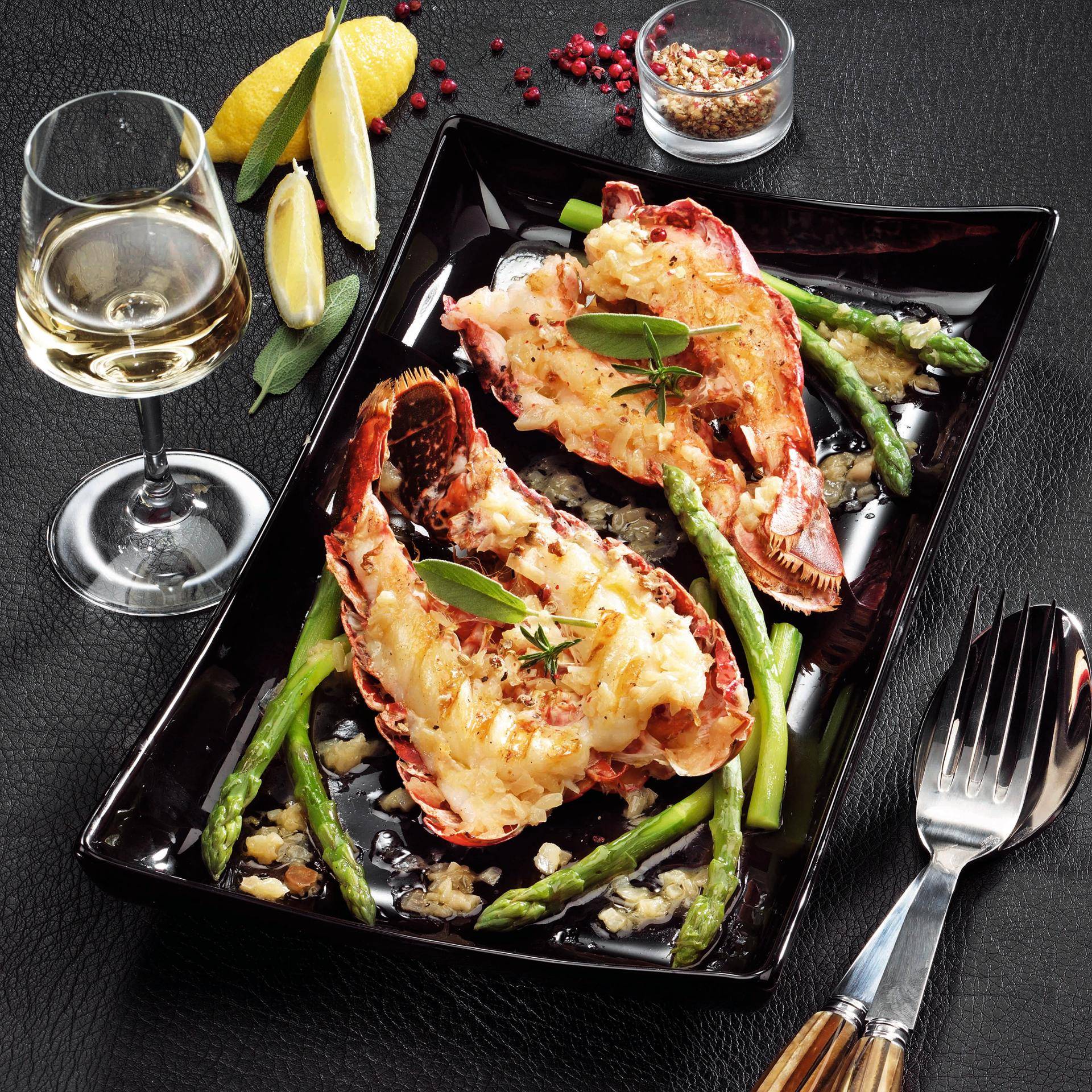 Gegrillter Hummerschwanz an Butter und Weißwein - Rezepte OptiGrill | Tefal