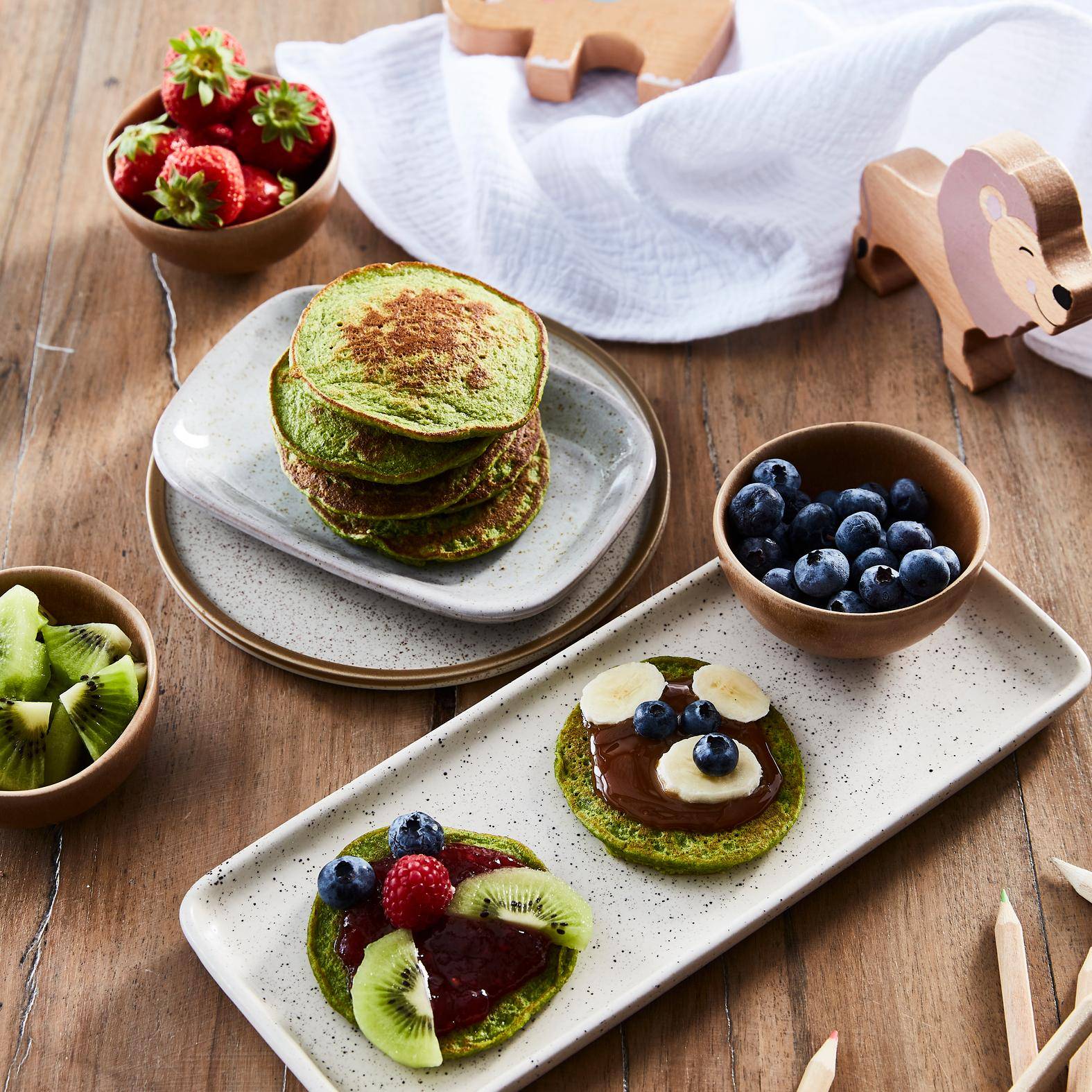 Spinat-Bananen-Pfannkuchen - Rezepte Perfectmix + | Tefal