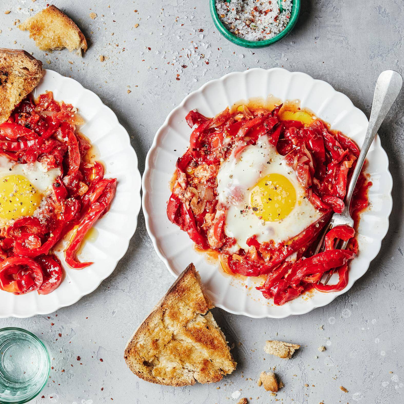 Shakshuka mit Eiern und Paprika - Rezepte OptiGrill 4in1 XL | Tefal