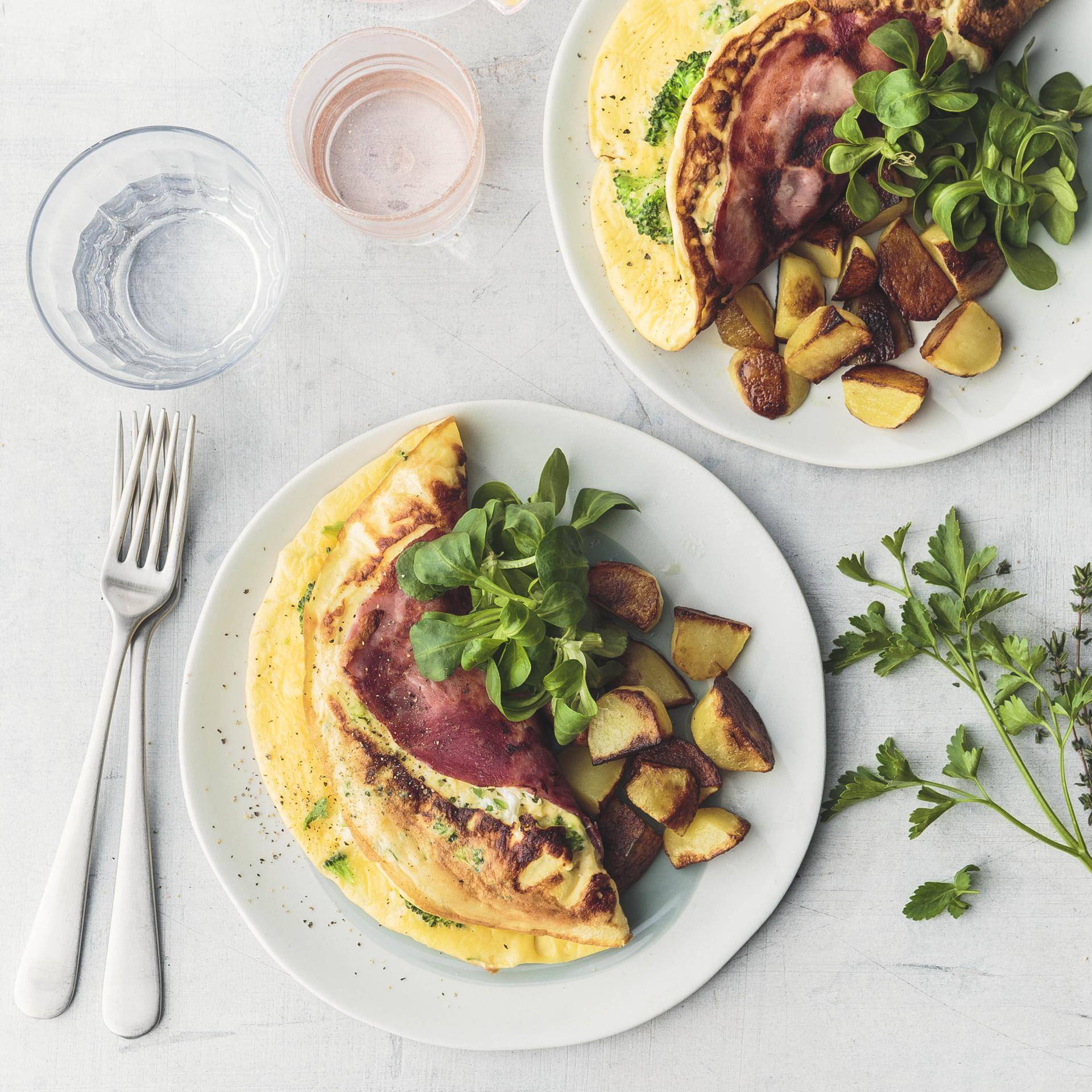 Omelette mit Brokkoli und Käse - Rezepte Turbo Cuisine & Fry | Tefal