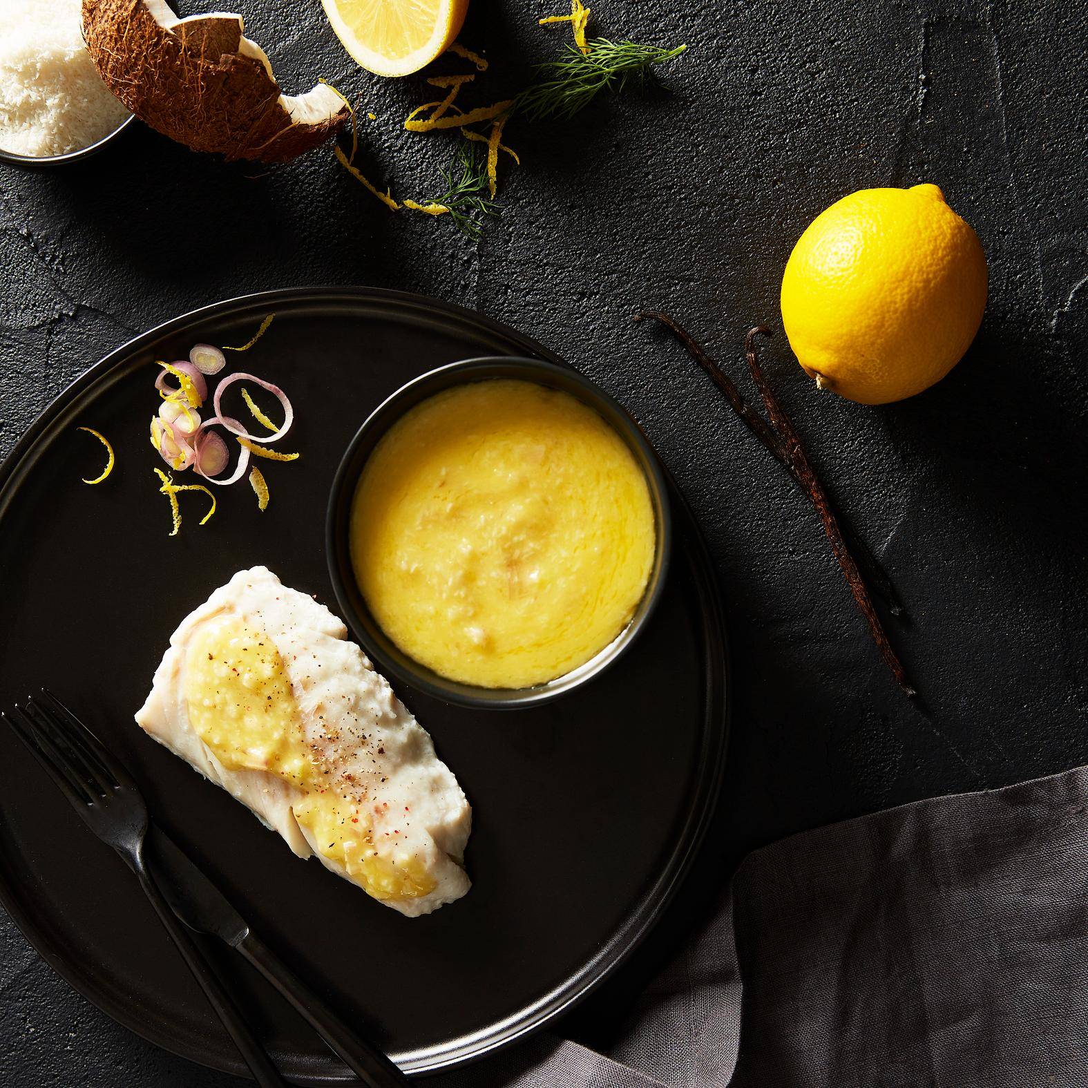 Beurre blanc mit Vanille und Kokosnuss - Rezepte Perfectmix Cook | Tefal