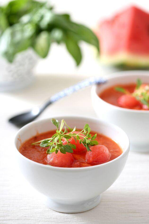 Wassermelonensuppe mit Eis - Rezepte Perfectmix + | Tefal