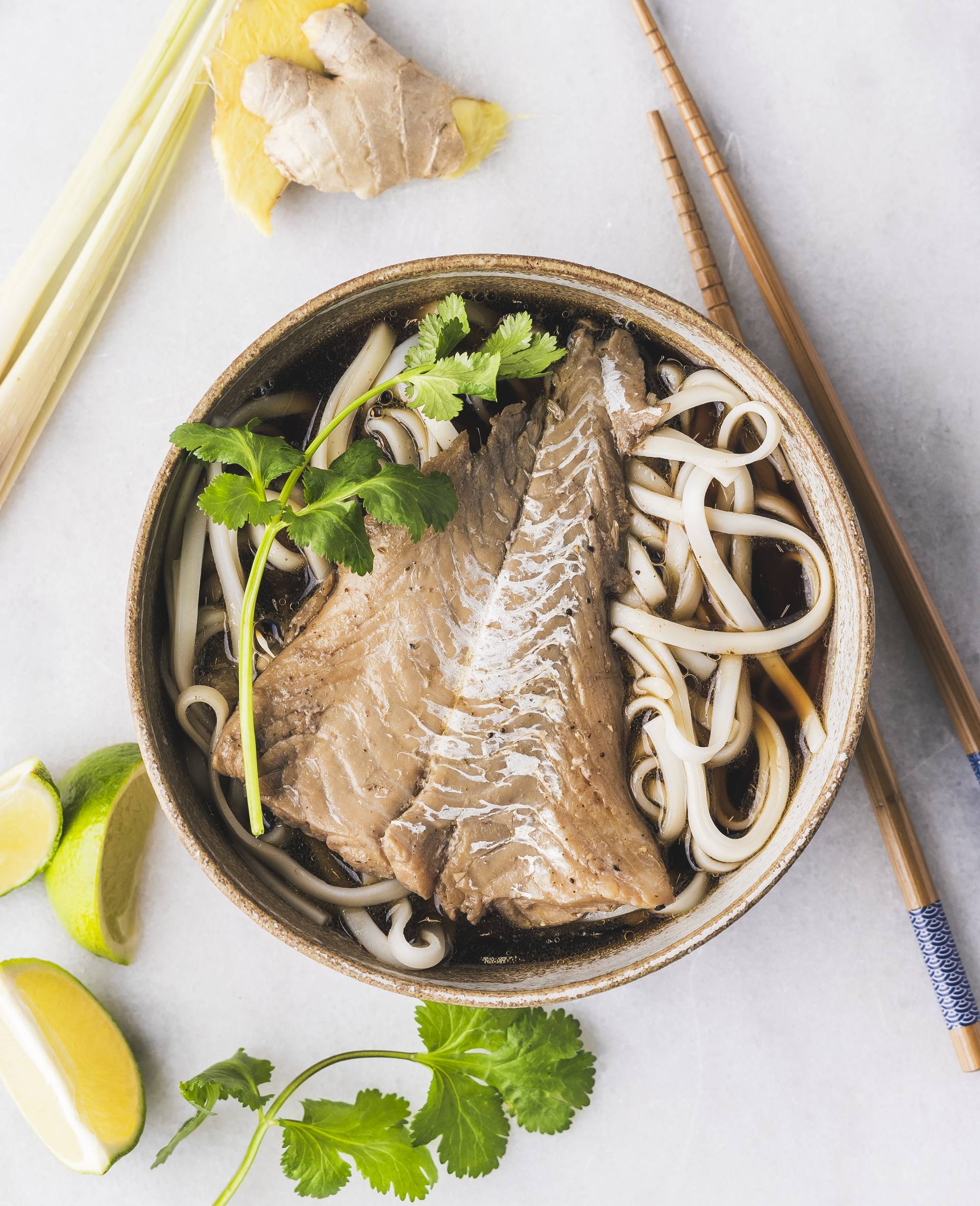 Sous-vide-Kabeljau mit Udon-Nudeln - Rezepte Smartcook Infinity Autostir | Tefal