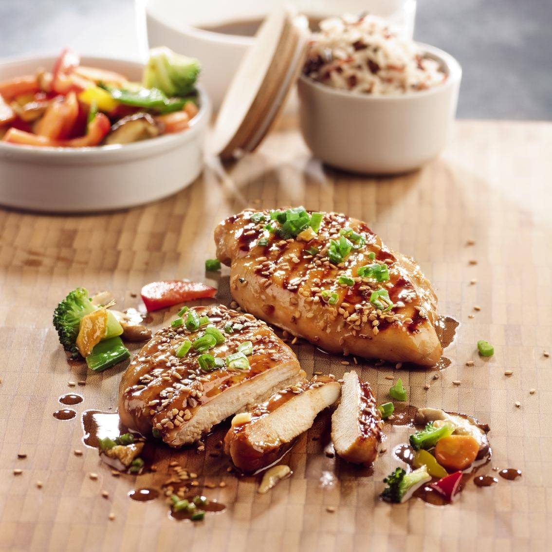 Hähnchenfilet mit Honig und Hoisin-Sauce - Rezepte OptiGrill | Tefal
