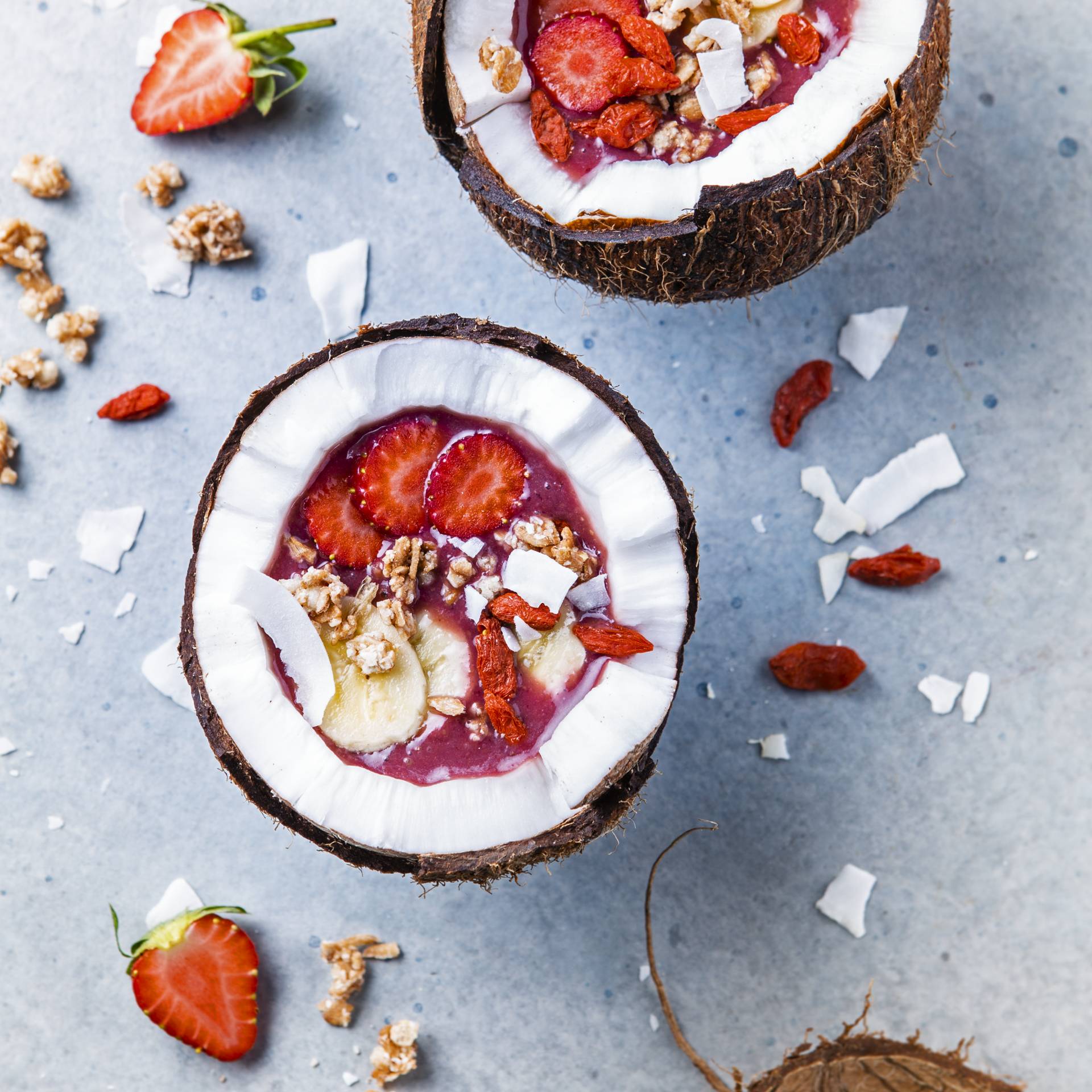 Açaï-Bowl mit Kokosnuss und Goji-Beeren - Rezepte undefined | Tefal