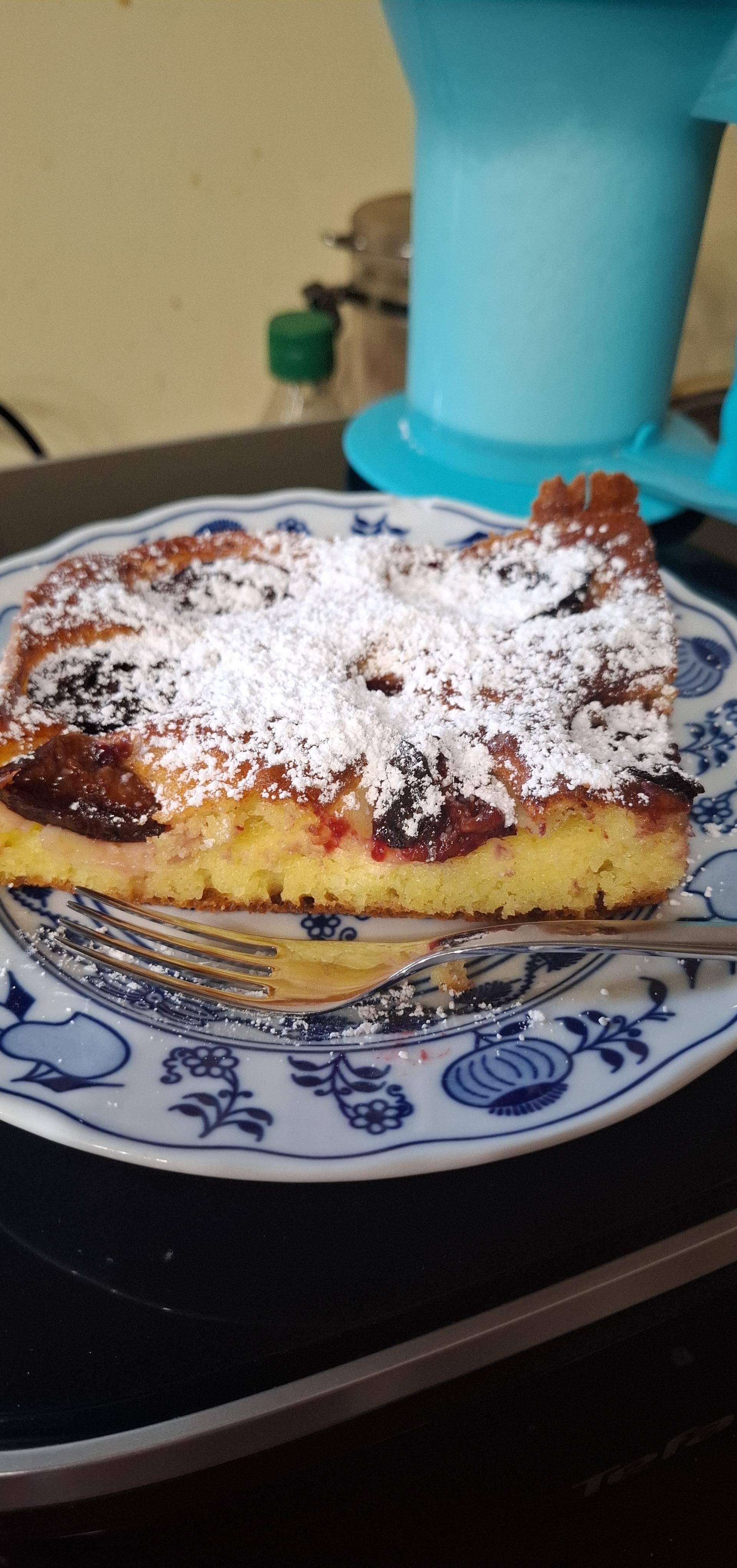 Topfen-zwetschgen-kuchen - Rezepte Easy Fry XL Surface | Tefal