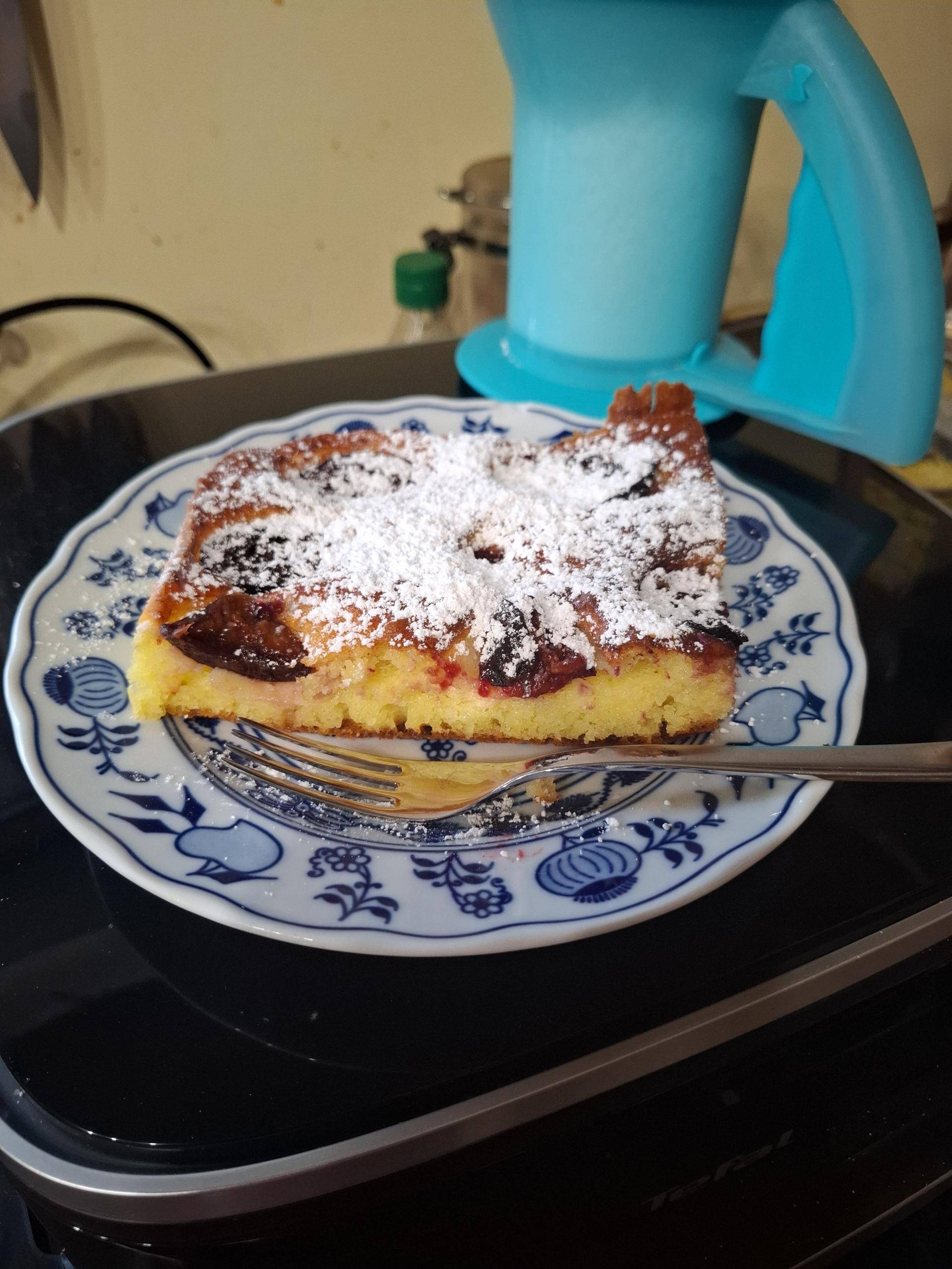 Topfen-zwetschgen-kuchen - Rezepte Easy Fry XL Surface | Tefal
