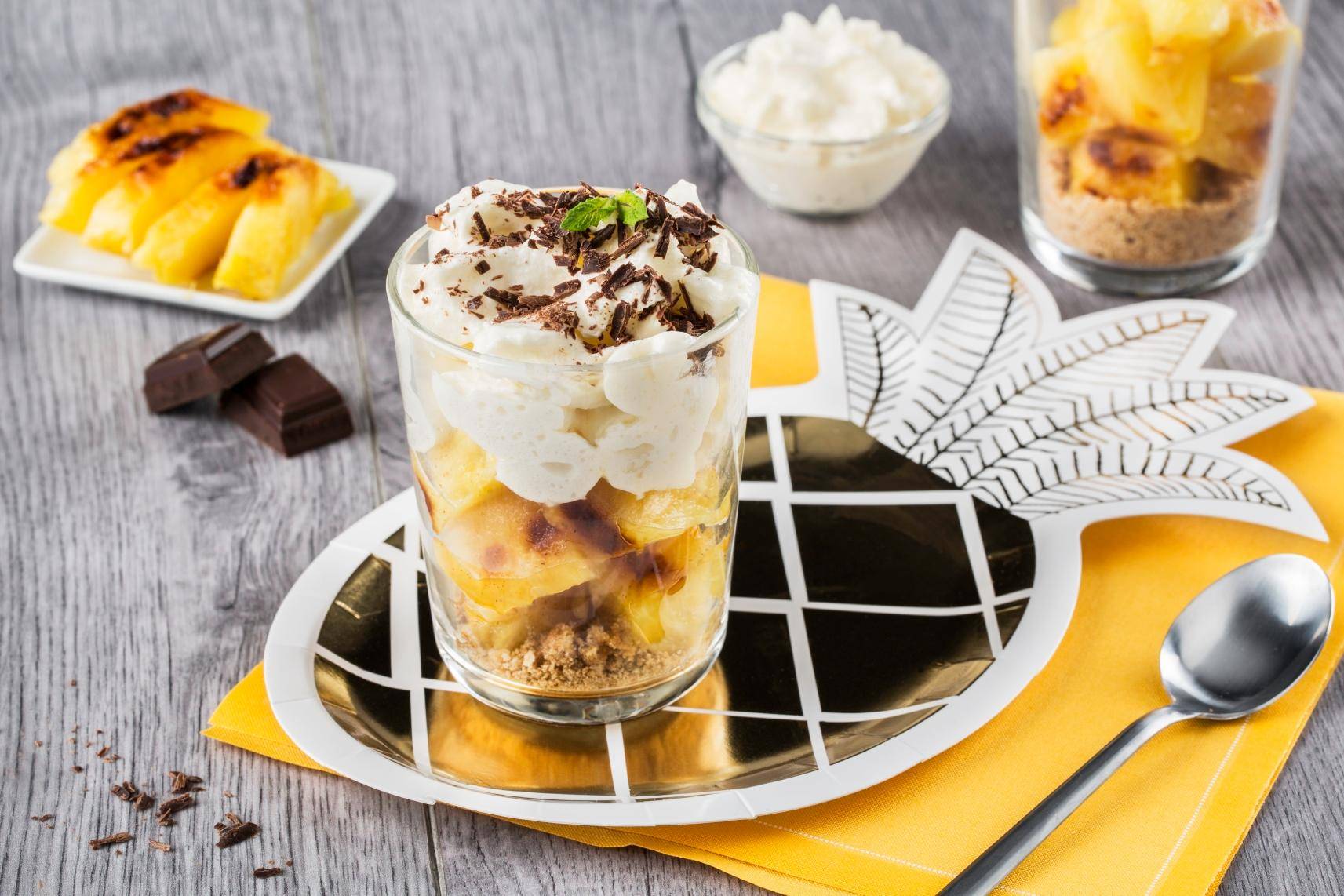 Ananas-Trifle - Rezepte Optigrill Elite | Tefal