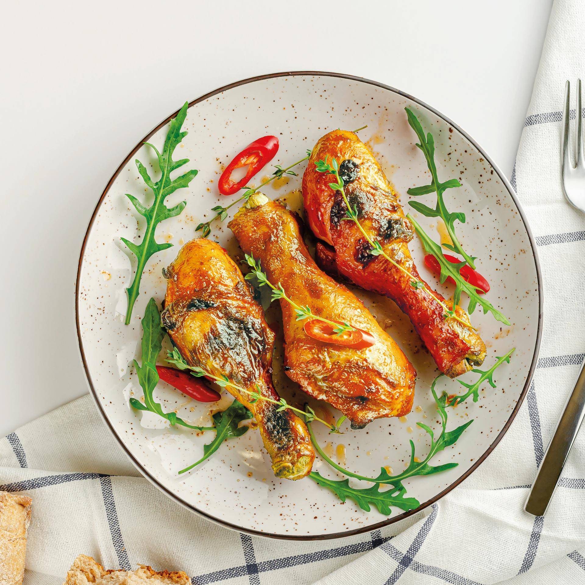 Tandoori-Hühnerkeulen - Rezepte Easy Fry Compact | Tefal