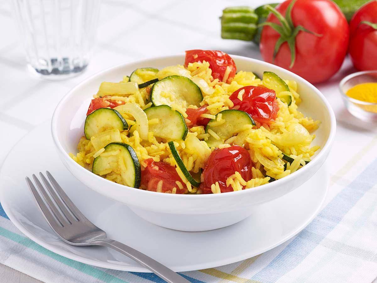 Zucchini-Tomaten-Pfanne - Rezepte Actifry Express 1kg | Tefal