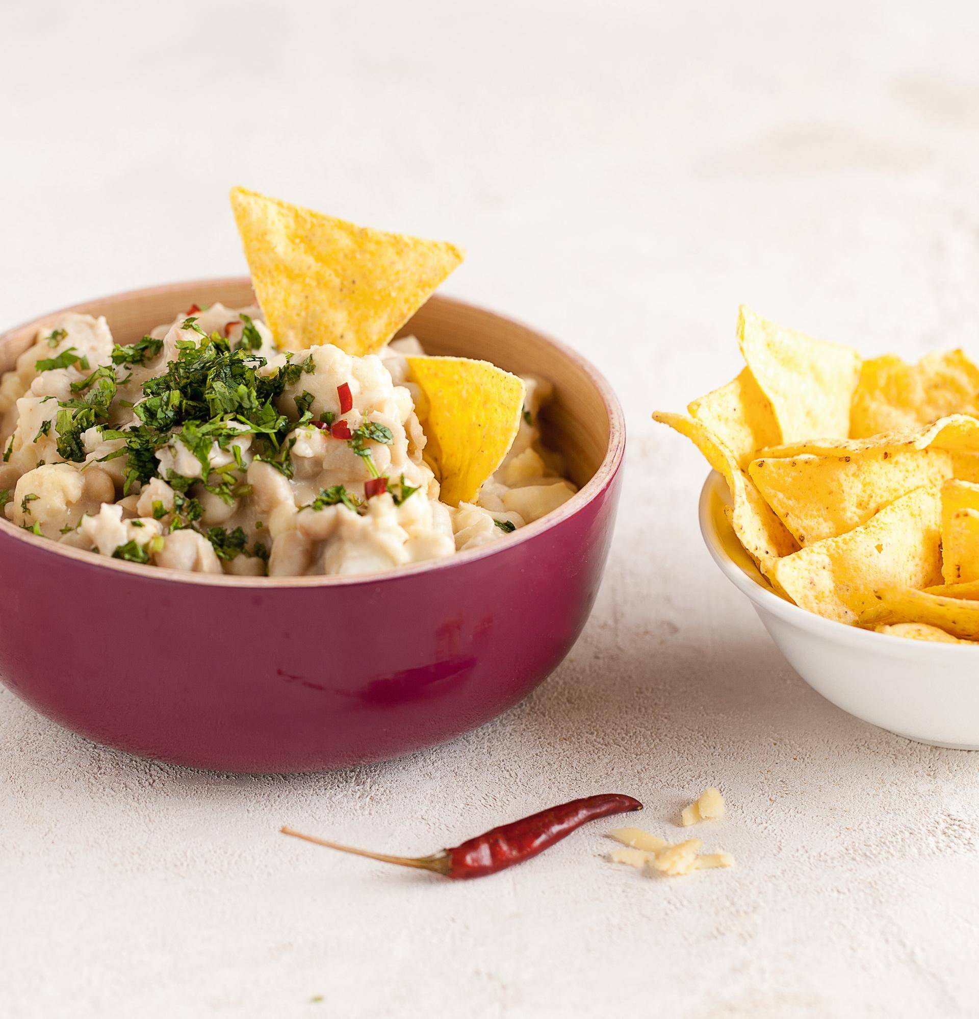 Weißes Chili mit Maischips - Rezepte Actifry Express XL | Tefal