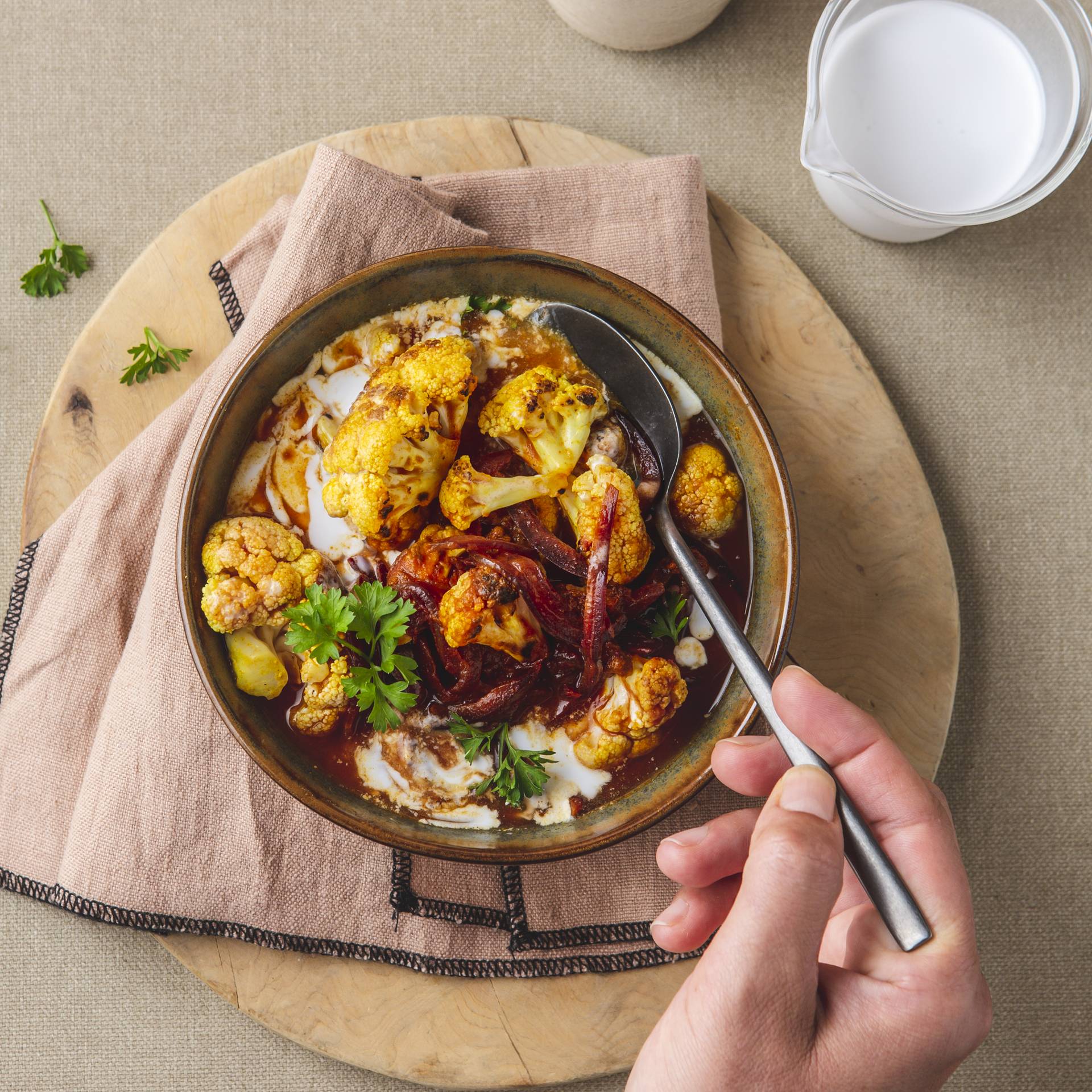 Indische Blumenkohl - Rezepte Smartcook Fry | Tefal