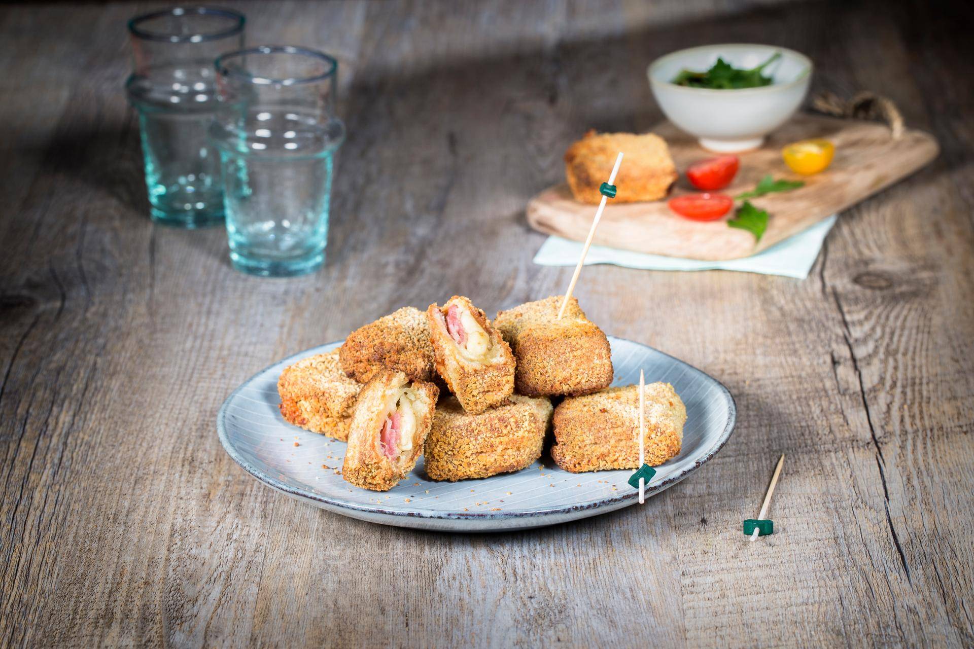 Panierte Mini-Croque-Monsieurs - Rezepte Actifry Genius XL | Tefal