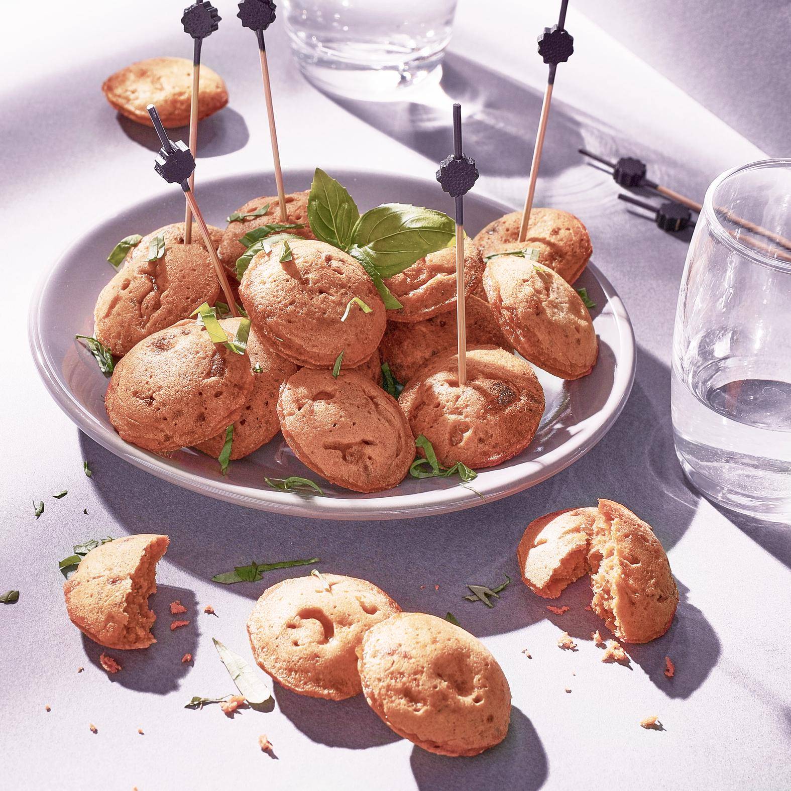 Kleine Häppchen nach Pizza-Art - Rezepte Snack Collection MECHANICAL | Tefal