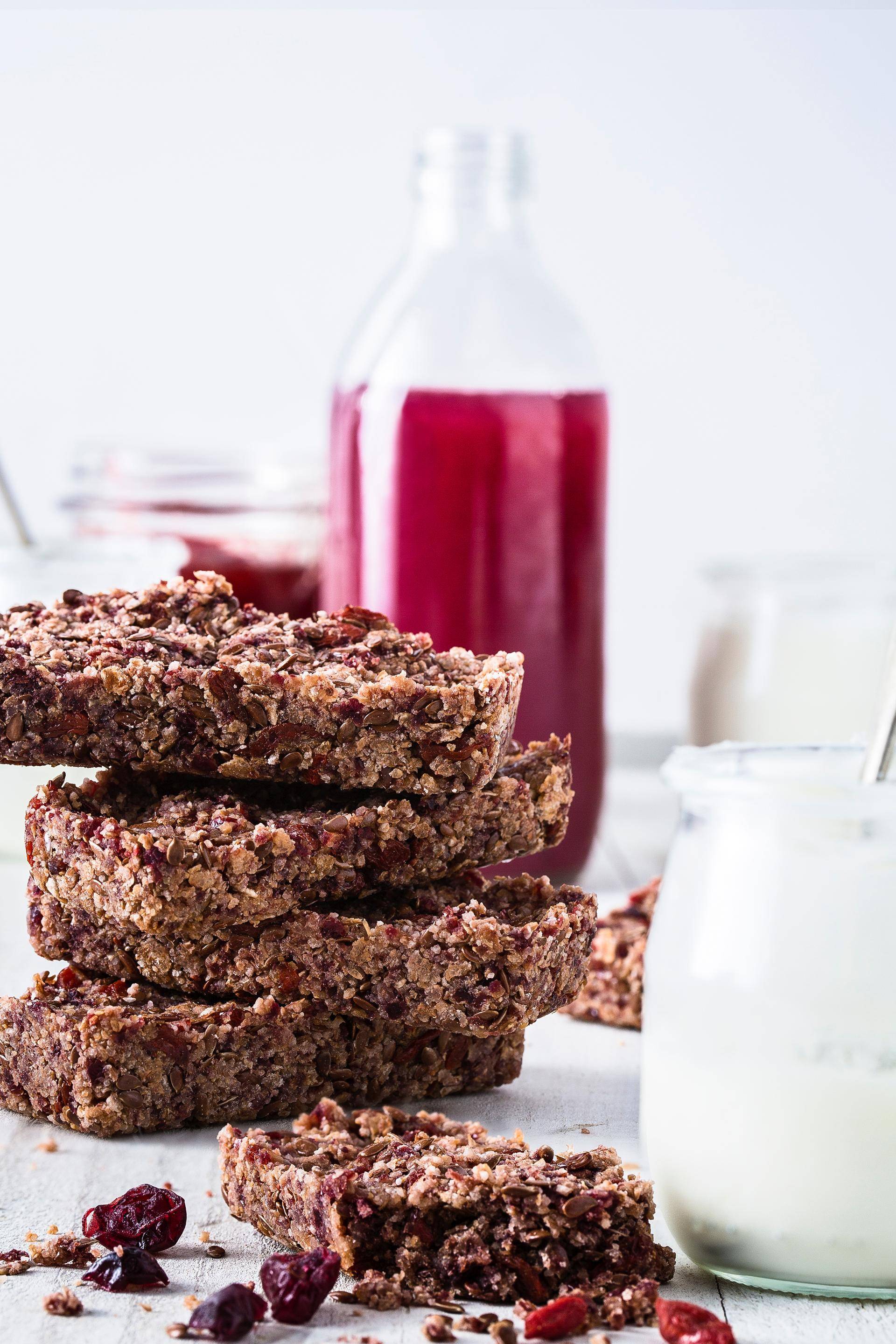 Müsliriegel mit Cranberrys und Goji-Beeren - Rezepte Cake Factory | Tefal