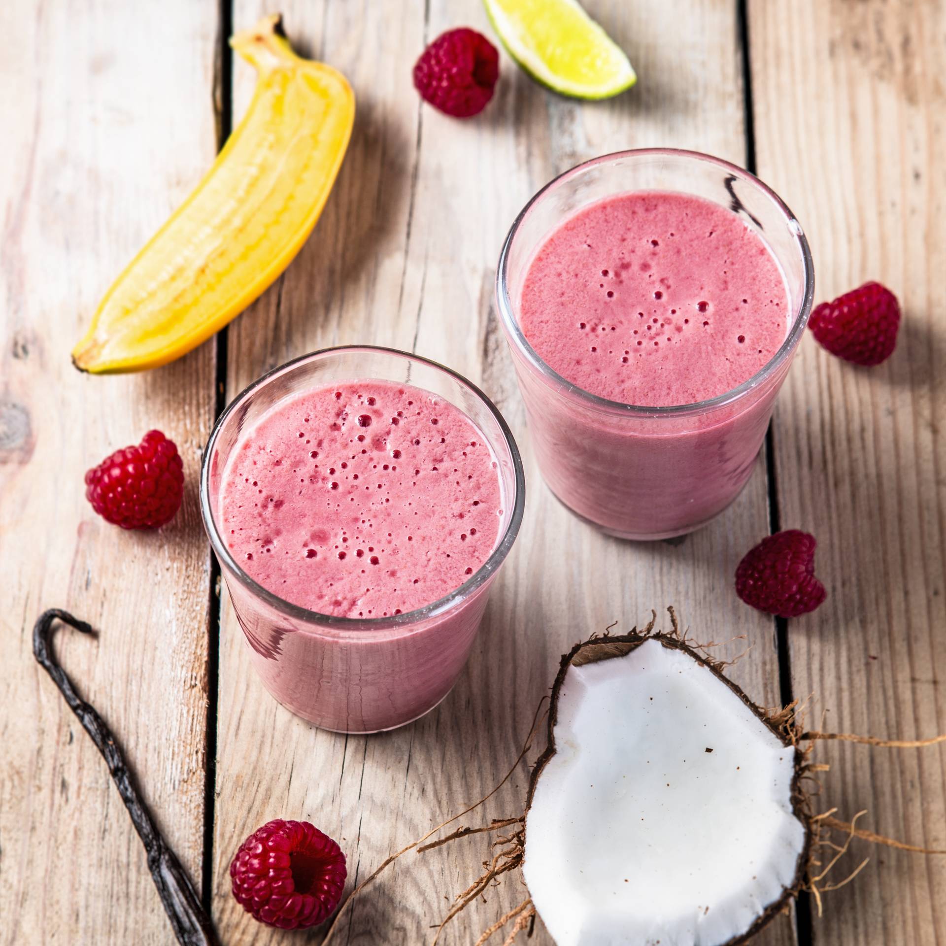 Himbeer-Smoothie mit Kokosnuss und Vanille - Rezepte undefined | Tefal