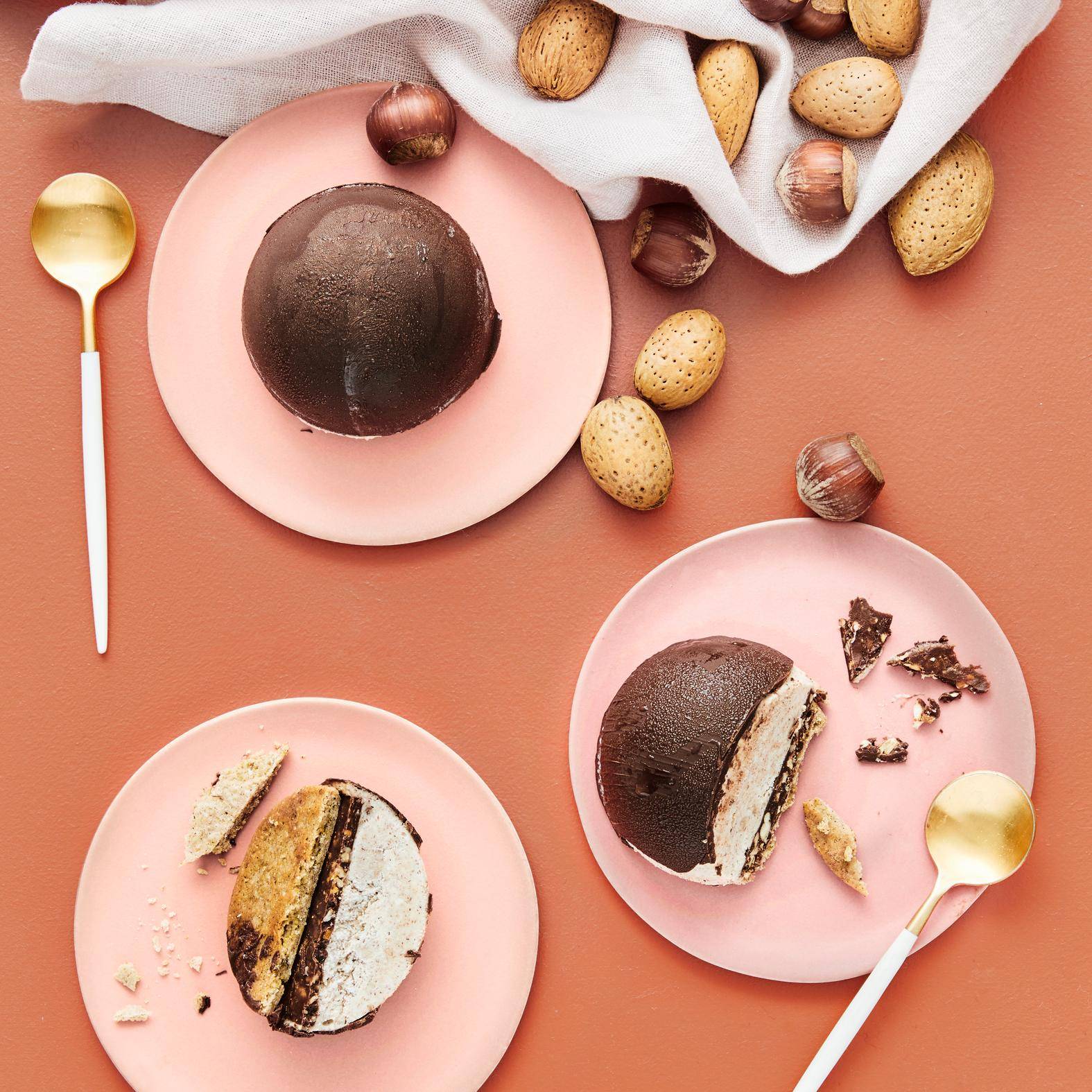Schokoladen-Haselnuss-Kuppeln (laktose- und glutenfrei) - Rezepte Cake Factory | Tefal