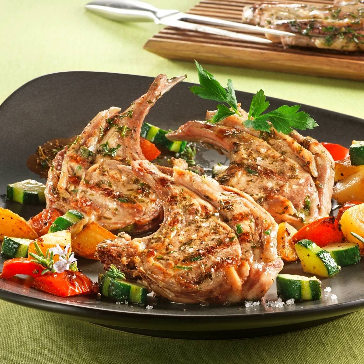 Lammkotelett mit Kräutern - Rezepte OptiGrill | Tefal