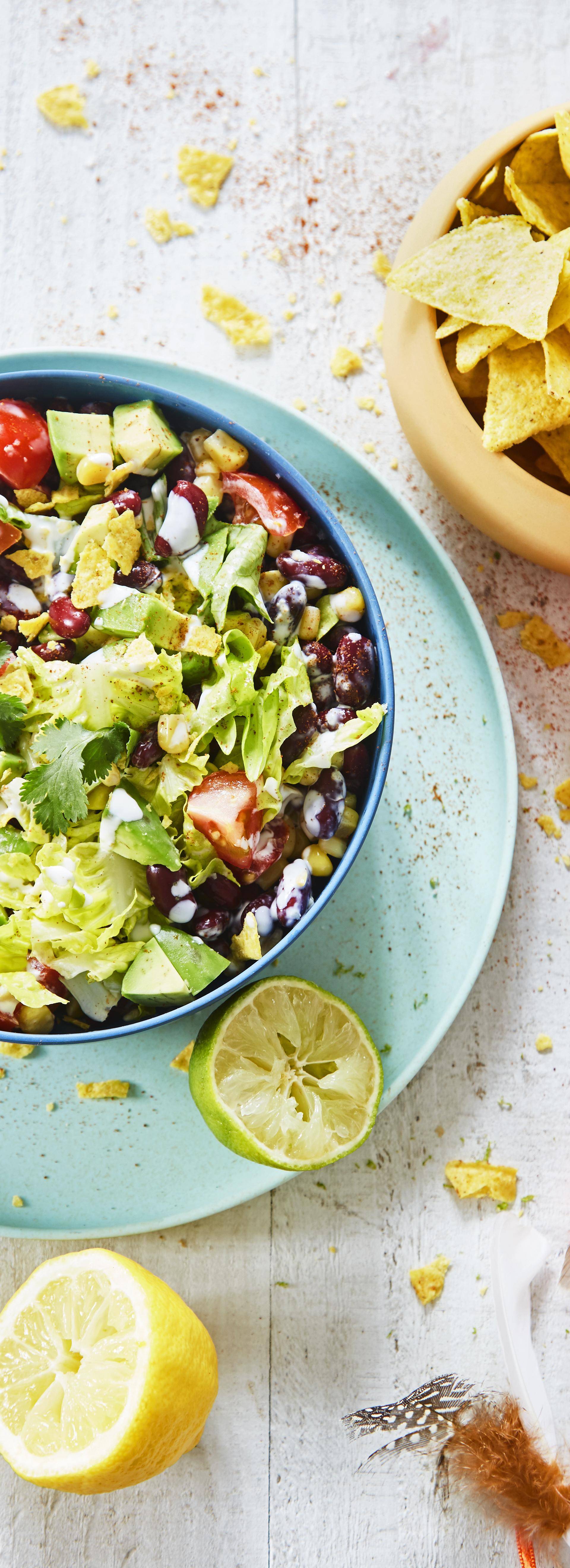 Fiesta-Salat mit Mais und Avocado - Rezepte undefined | Tefal