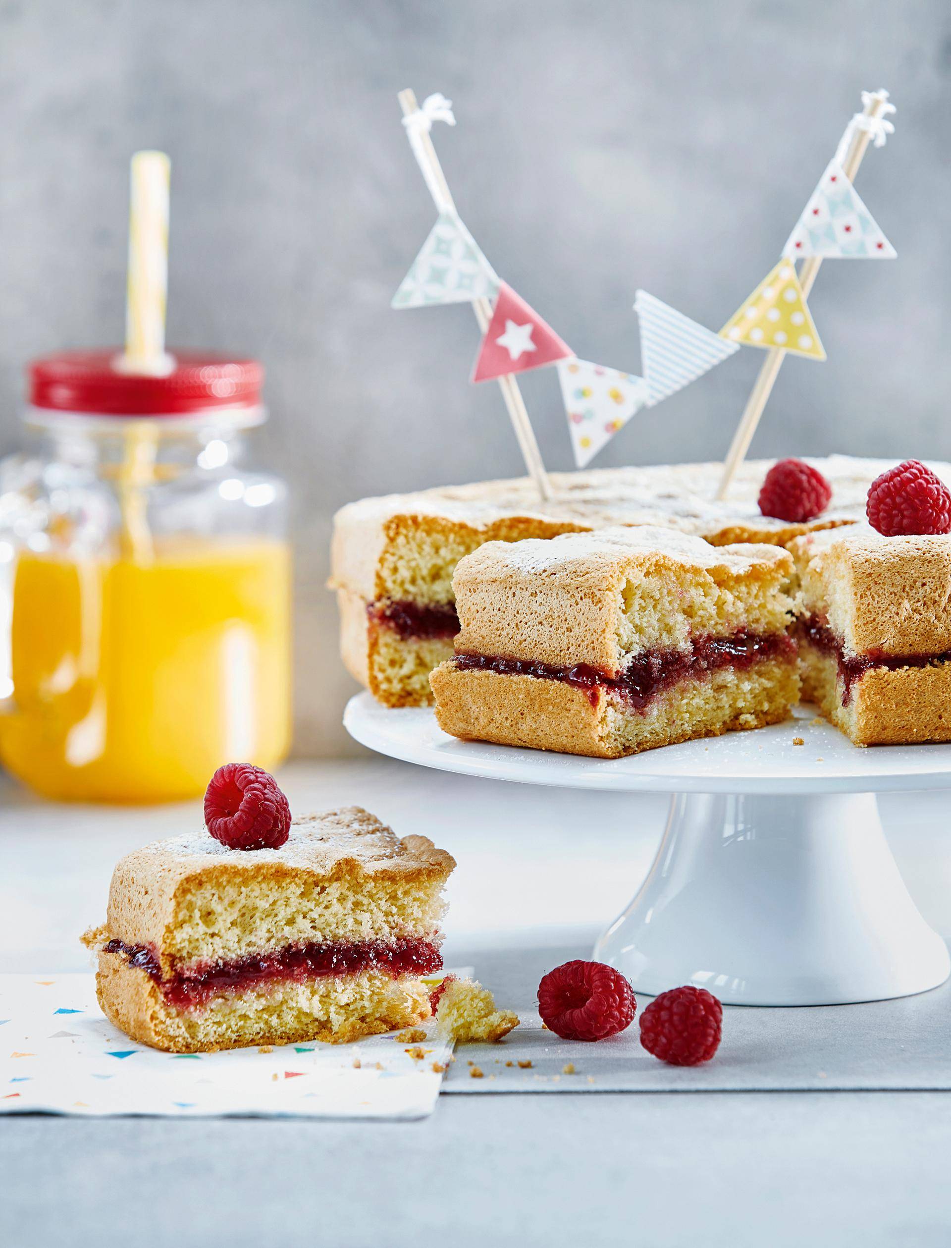 Marmeladen-Biskuitkuchen - Rezepte Cake Factory | Tefal