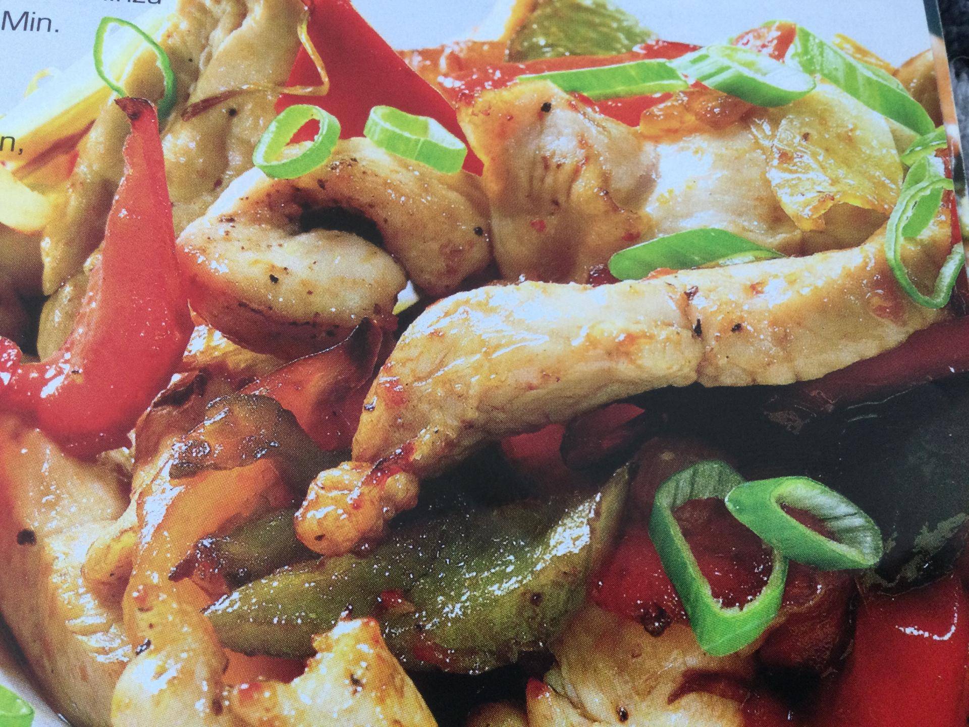 Putengeschnetzeltes mit Paprika - Rezepte Actifry Original 1kg | Tefal