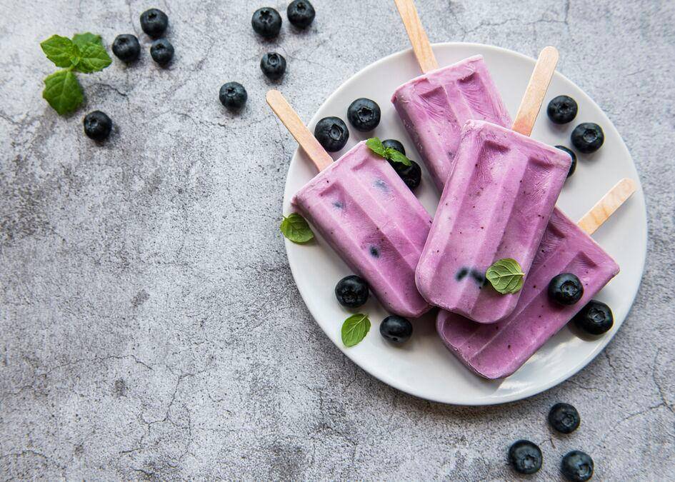 Gefrorener Joghurt mit Heidelbeeren - Rezepte Perfectmix + | Tefal