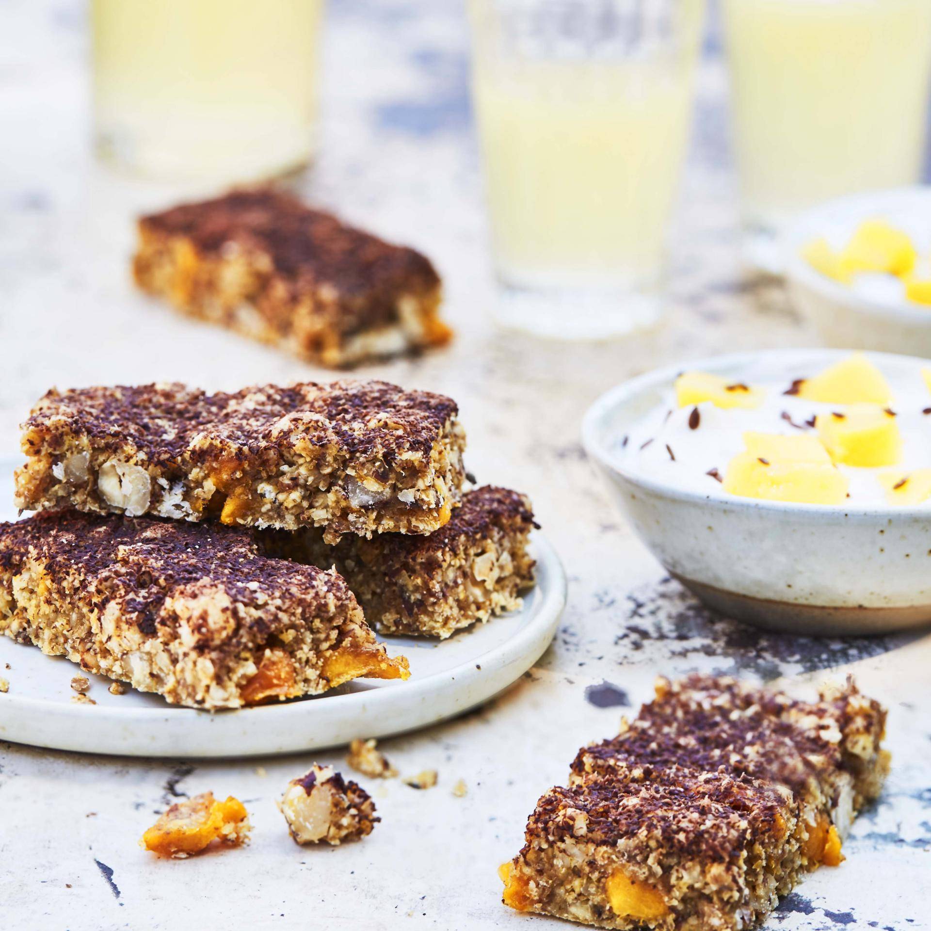 Mango- und Haselnussriegel - Rezepte Cake Factory | Tefal