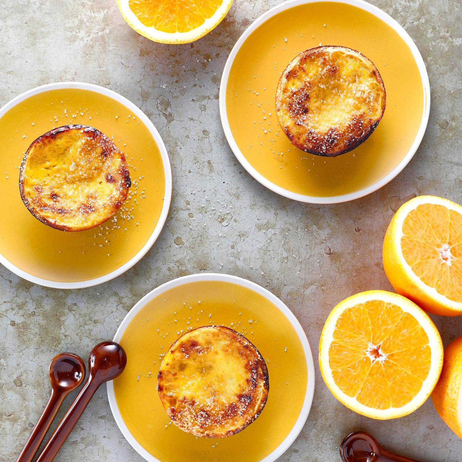 Becher mit Orangen-Crème Brûlée - Rezepte Easy Fry Mega | Tefal