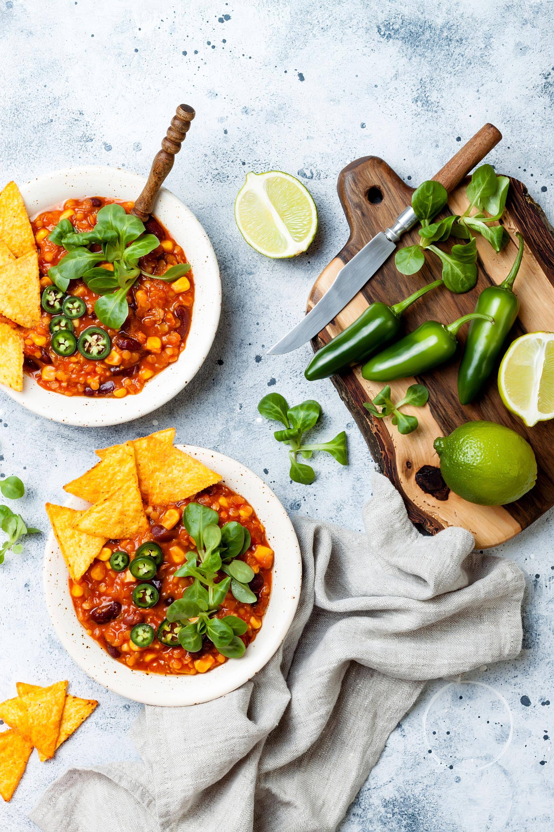 Langsam gekochtes Linsen-Gemüse-Chili - Rezepte Turbo Cuisine | Tefal